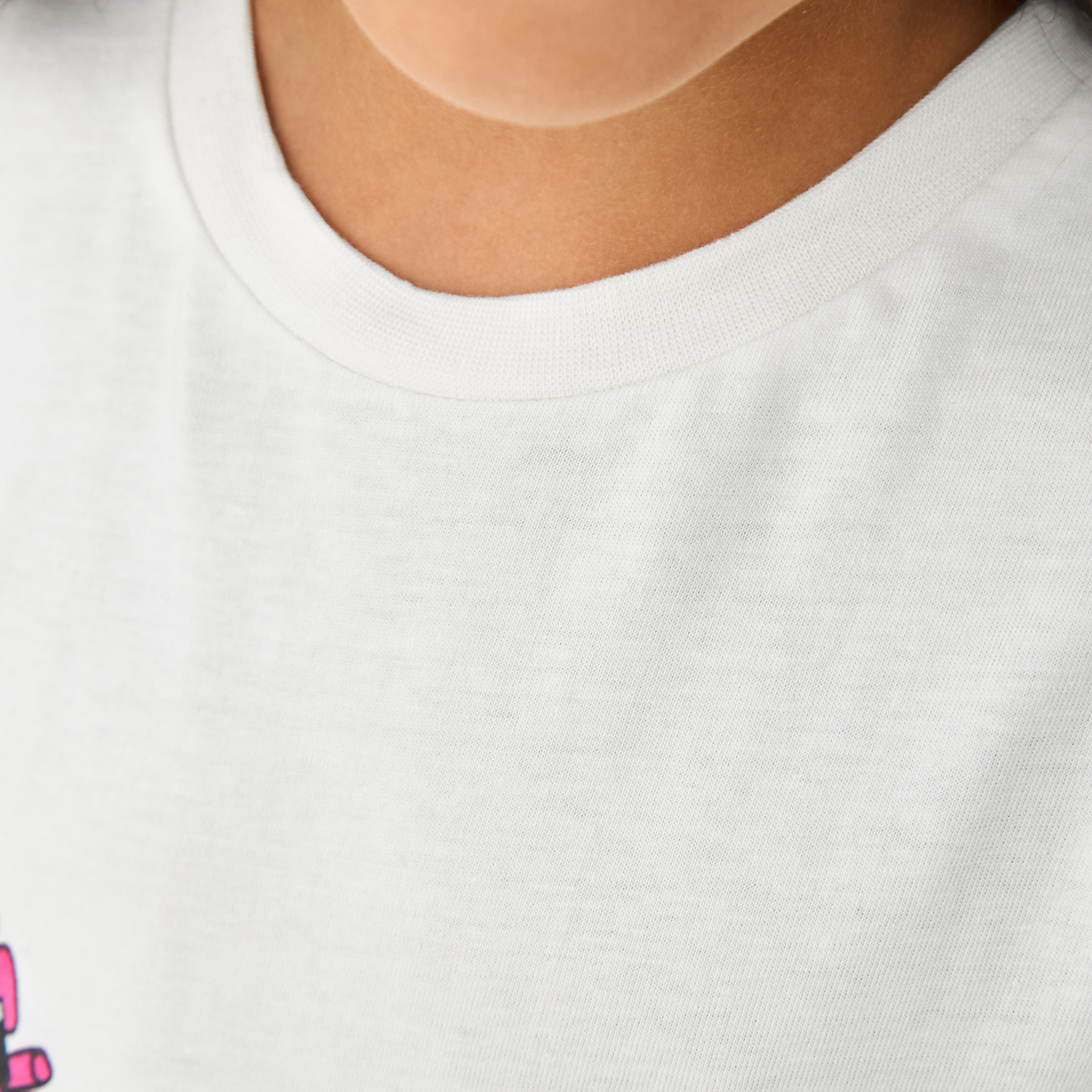 Juniors Printed T-shirt with Extended Sleeves-girls-clothing-tshirts-image-5