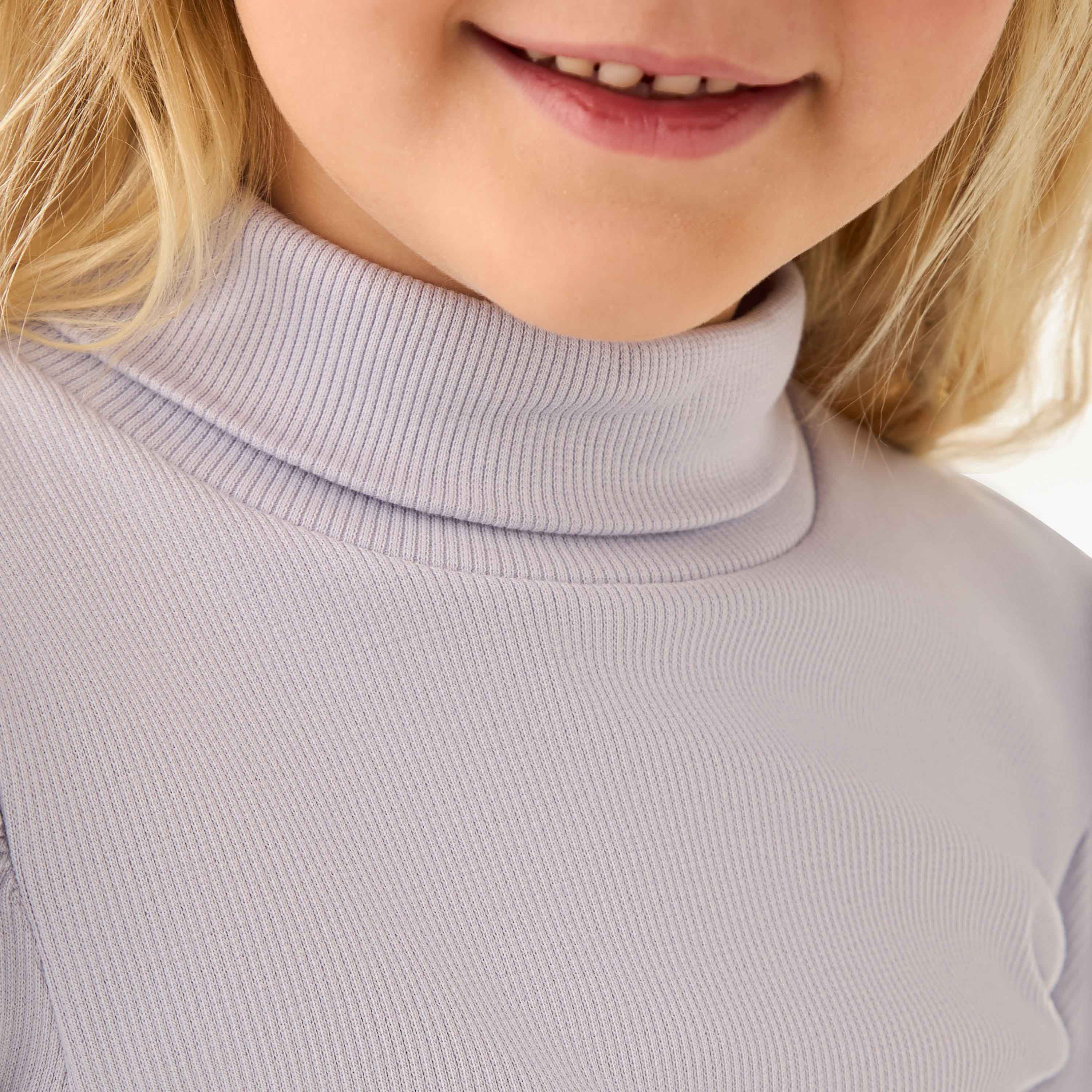 Juniors Ribbed Turtleneck Top with Long Sleeves-girls-clothing-tshirts-image-5