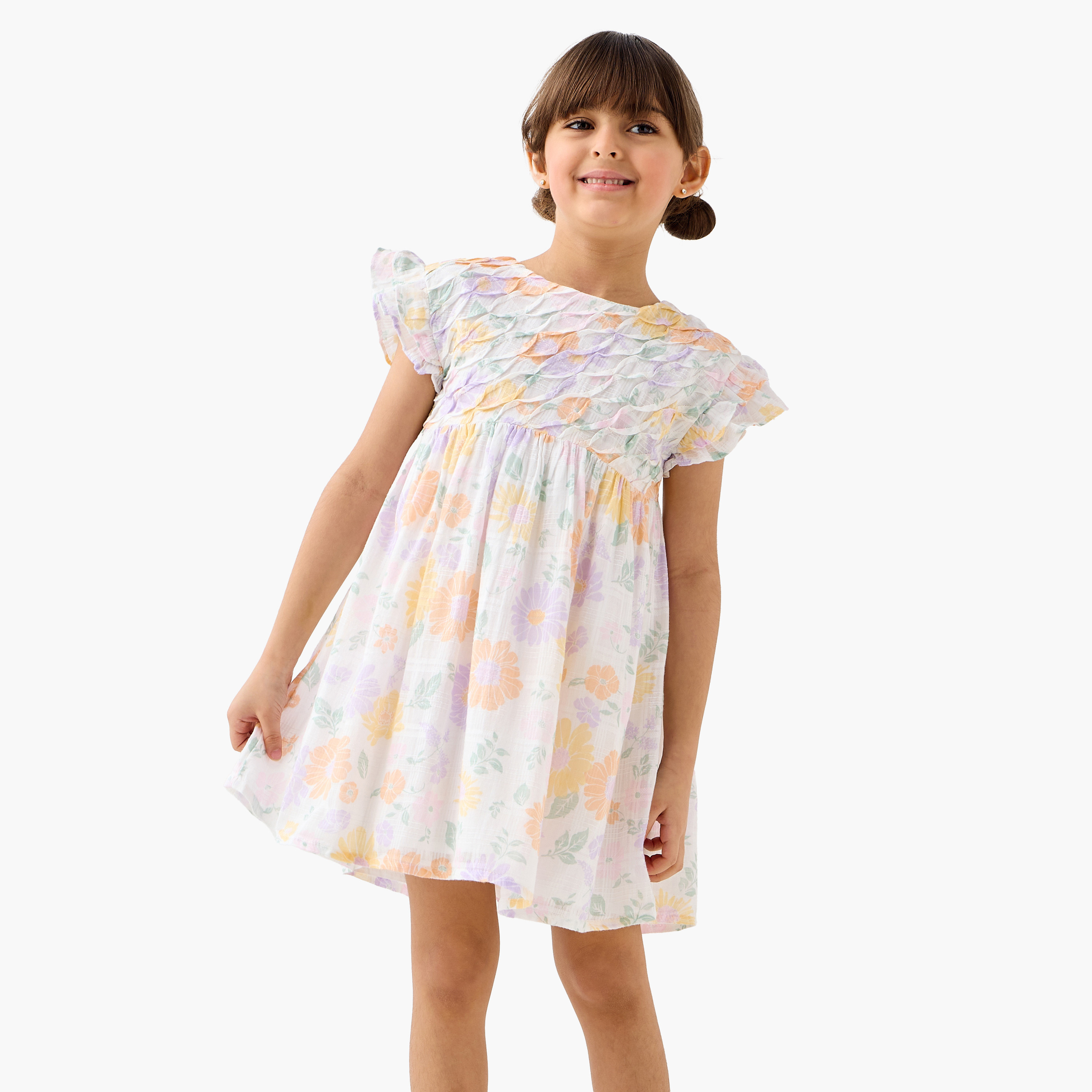 Juniors All-Over Floral Print Sleeveless Dress-girls-clothing-dressesandjumpsuits-image-1