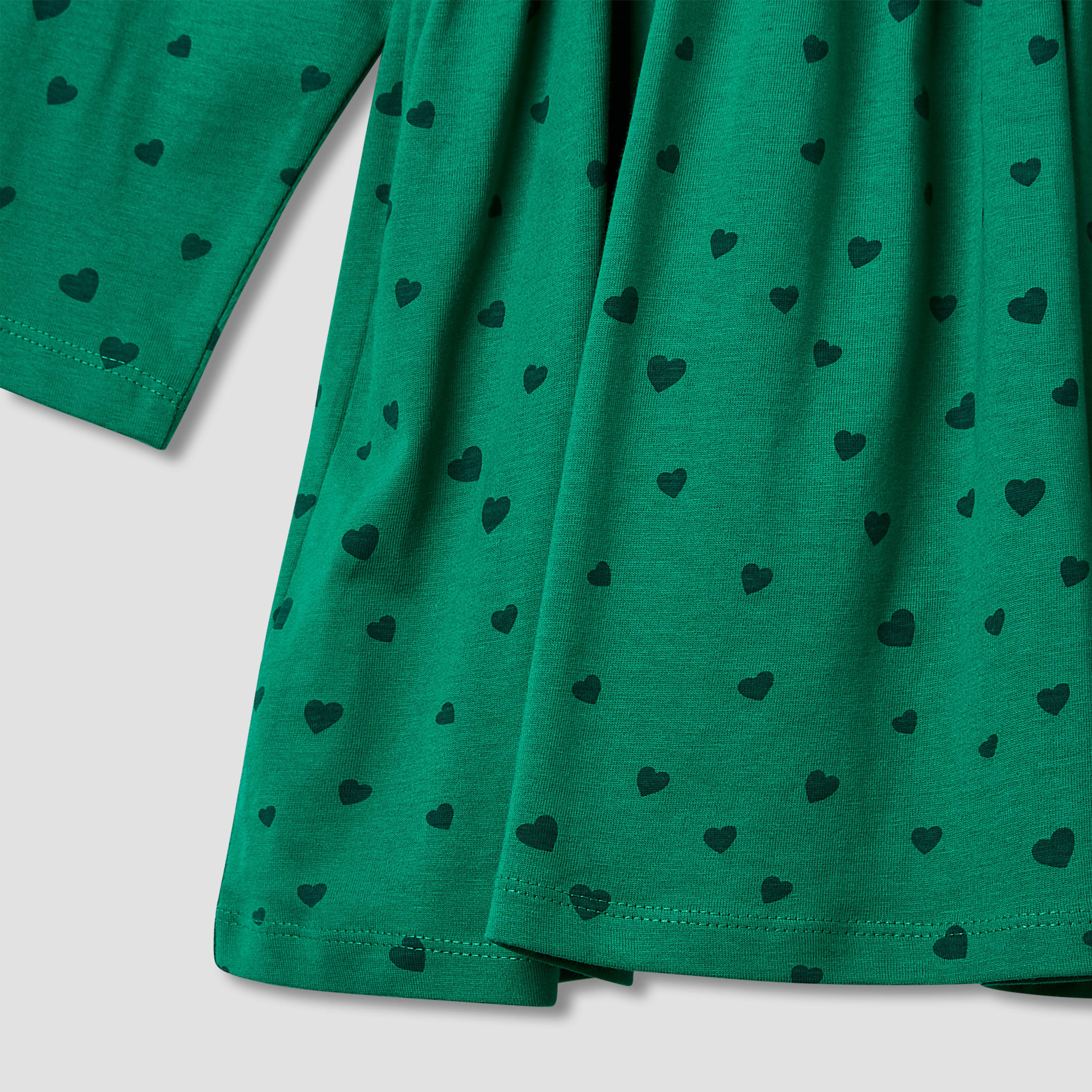 Juniors Round Neck Long Sleeves Knee Length Dress with UAE National Day Print-girls-clothing-dressesandjumpsuits-image-4