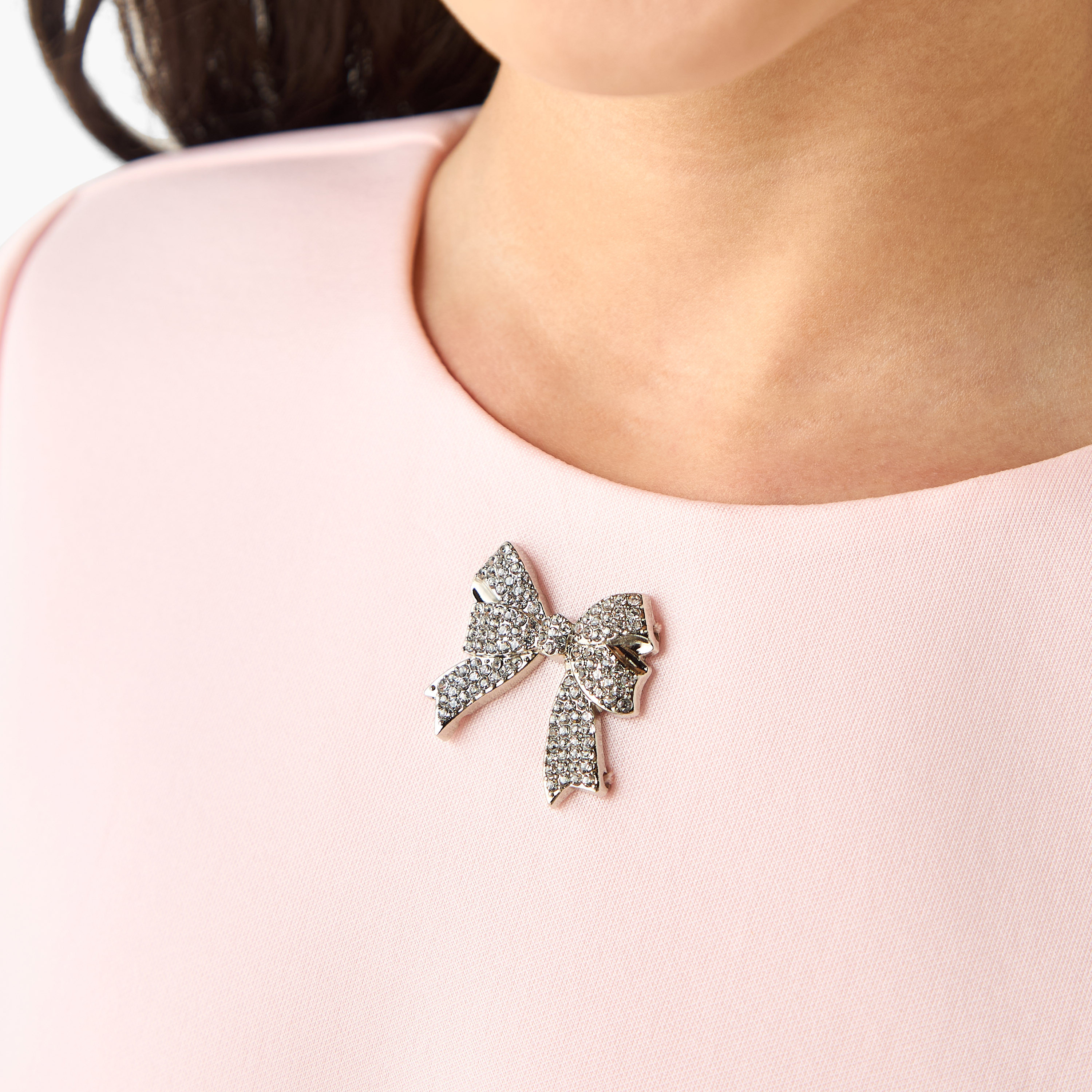 فستان بطول الركبة وياقة مستديرة وأكمام طويلة وكشكش من جونيورز-girls-clothing-dressesandjumpsuits-image-1