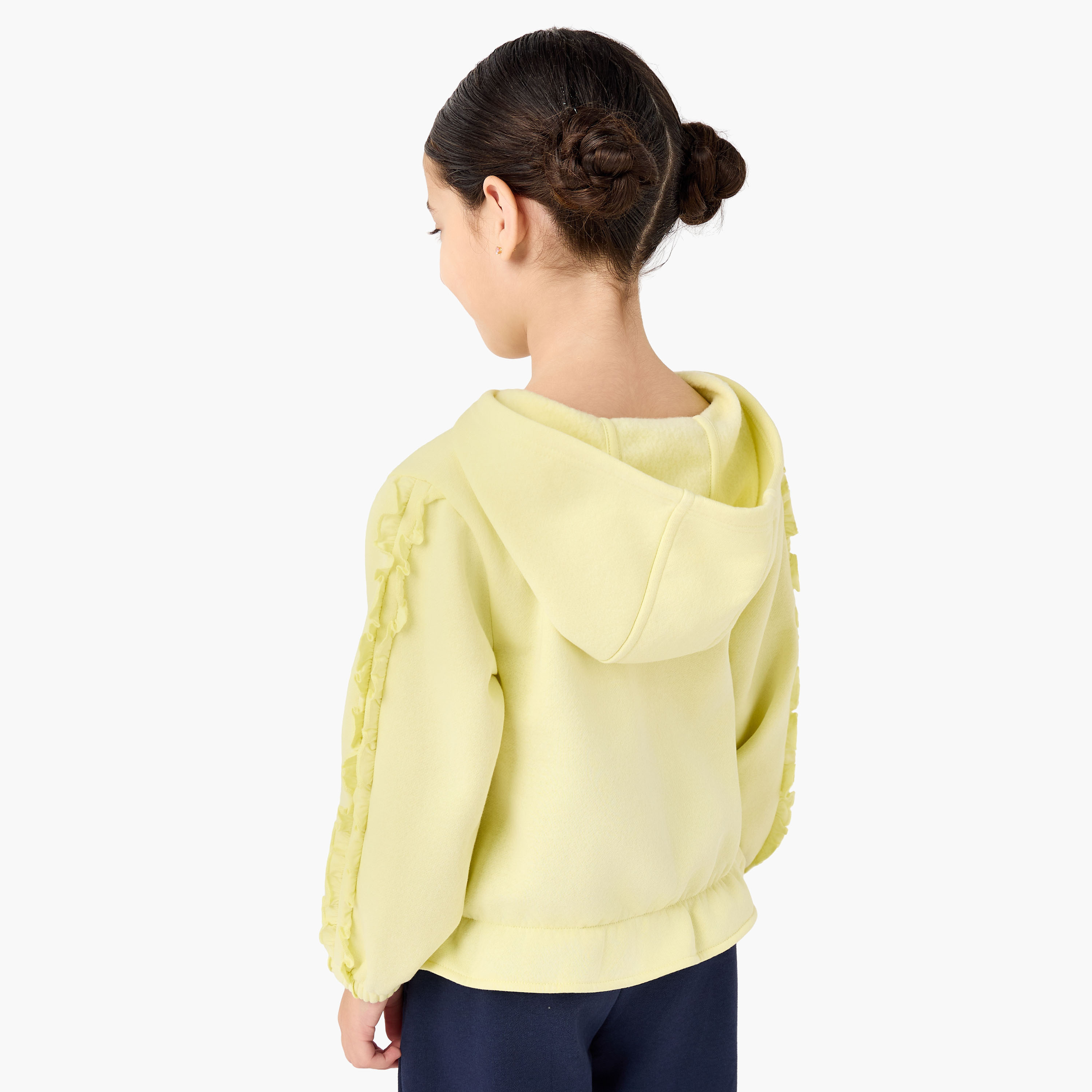 Juniors Butterfly Accent Hooded Pullover with Long Sleeves-baby-girls-clothing-sweatshirts-image-3