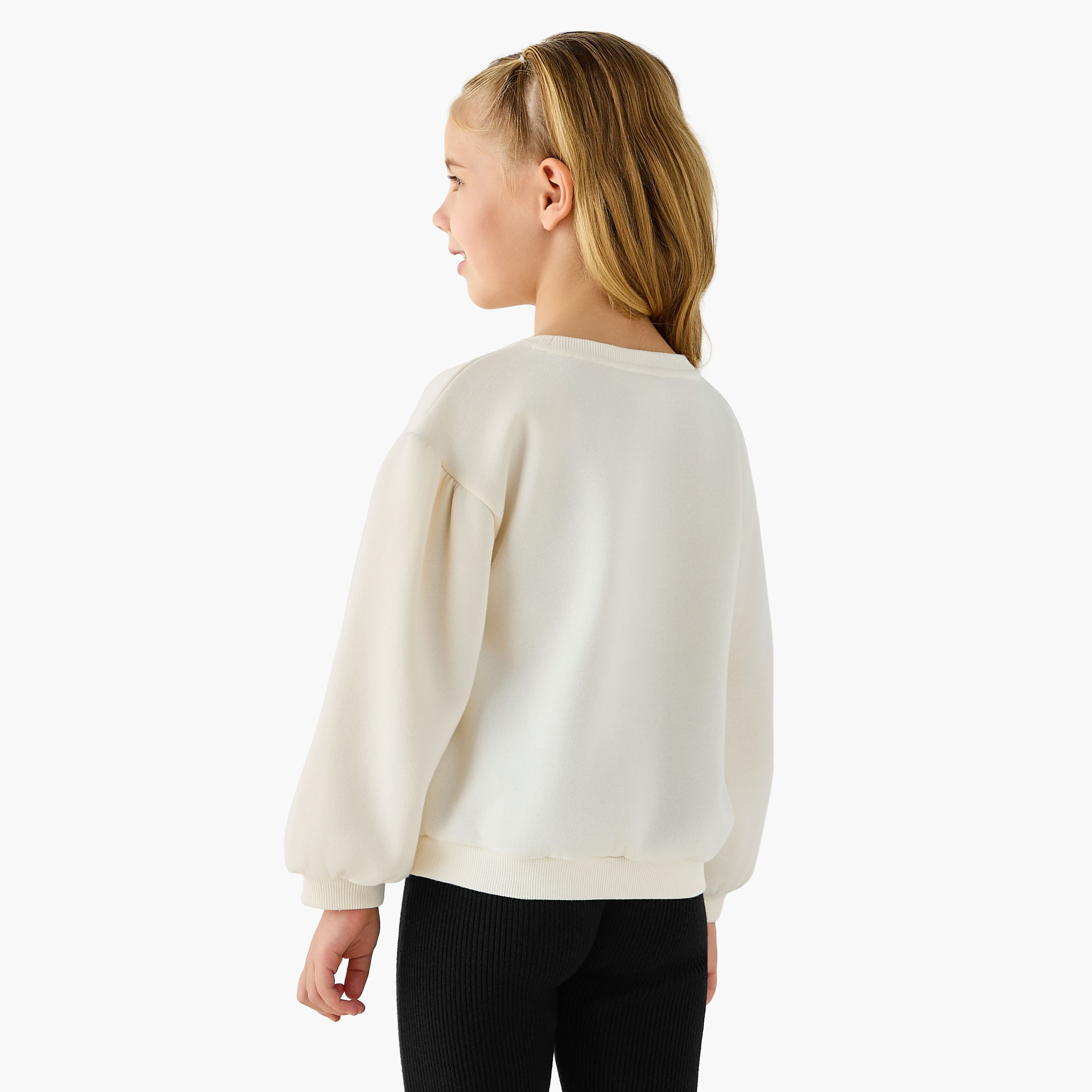 سويت شيرت بأكمام طويلة وزينة فيونكة من جونيورز-baby-girls-clothing-winterwear-sweatshirts-image-3