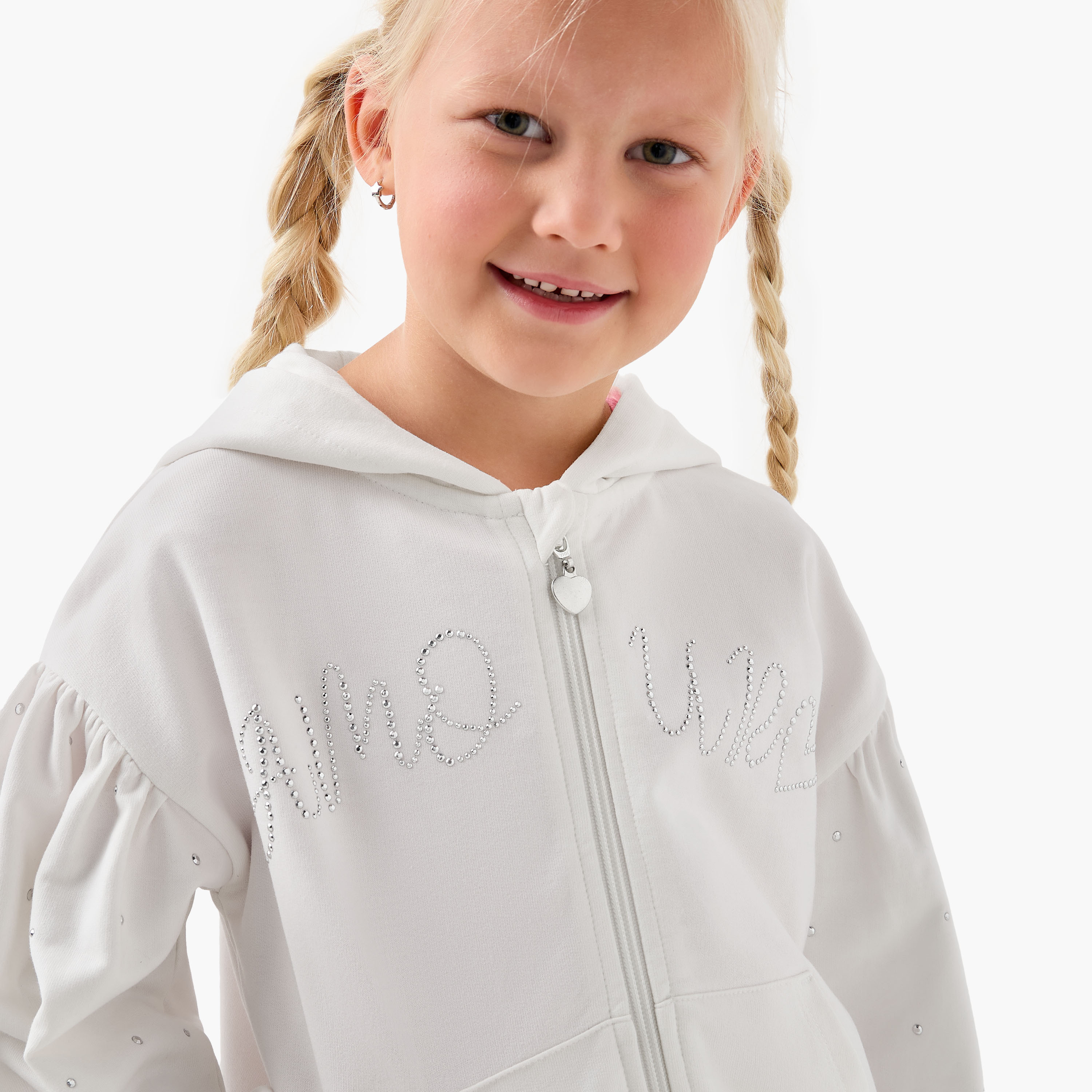 Juniors Embellished Hooded Sweatshirt with Long Sleeves-baby-girls-clothing-winterwear-sweatshirts-image-4