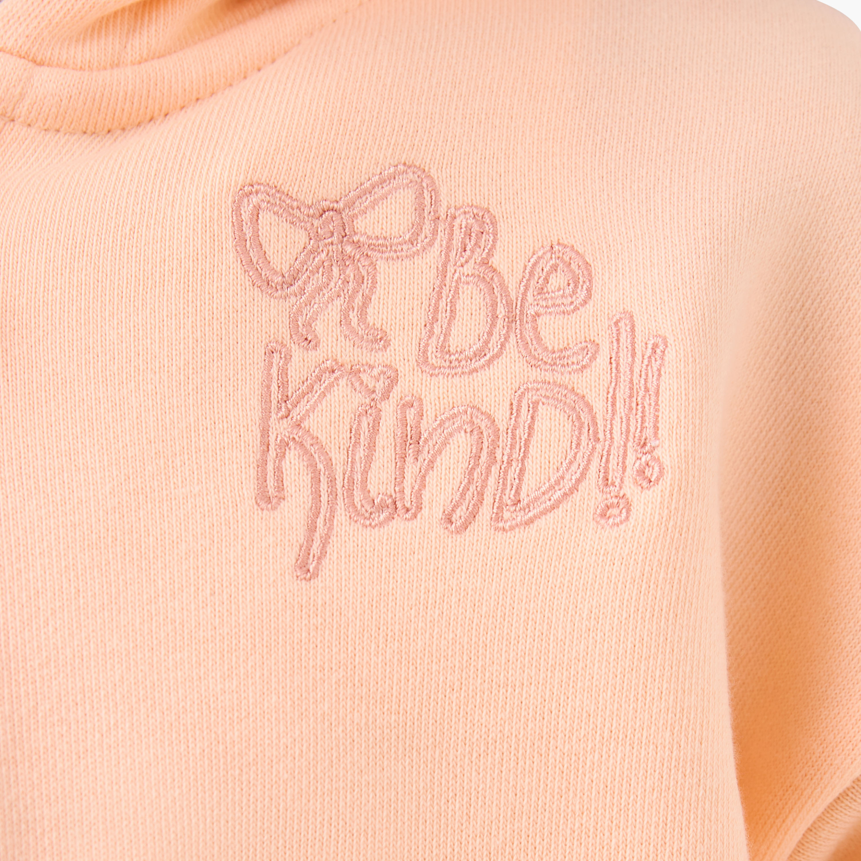 Juniors Girls Hooded Sweatshirt with Embroidery - Long Sleeves-baby-girls-clothing-winterwear-sweatshirts-image-5