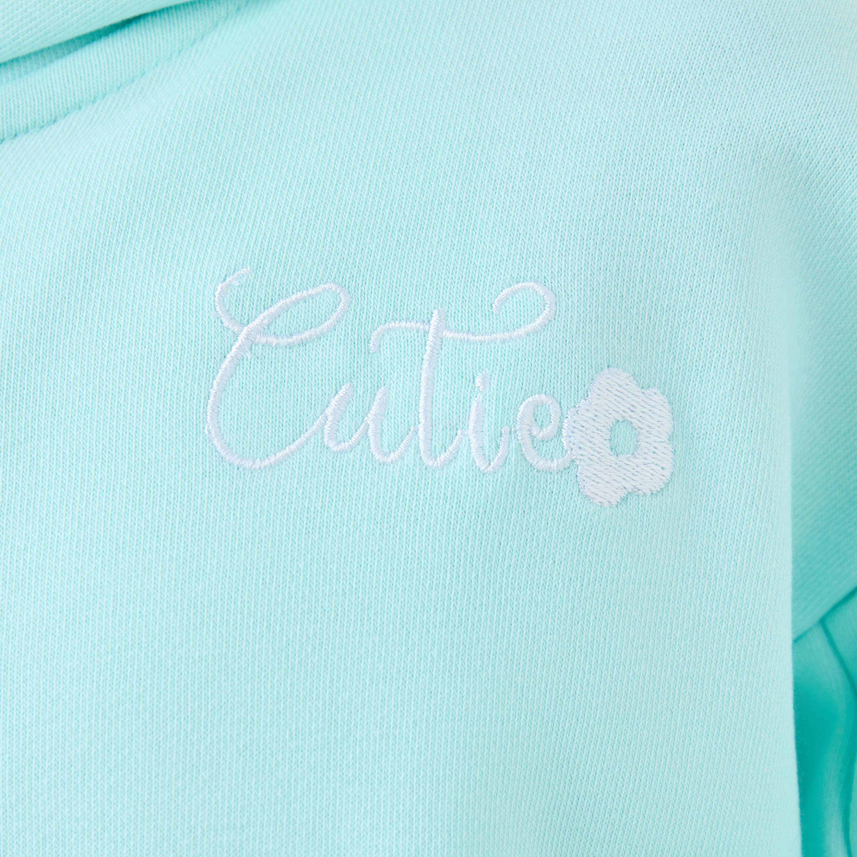 سويت شيرت مطرز بقبعة وأكمام طويلة للفتيات من جونيورز-baby-girls-clothing-winterwear-sweatshirts-image-1