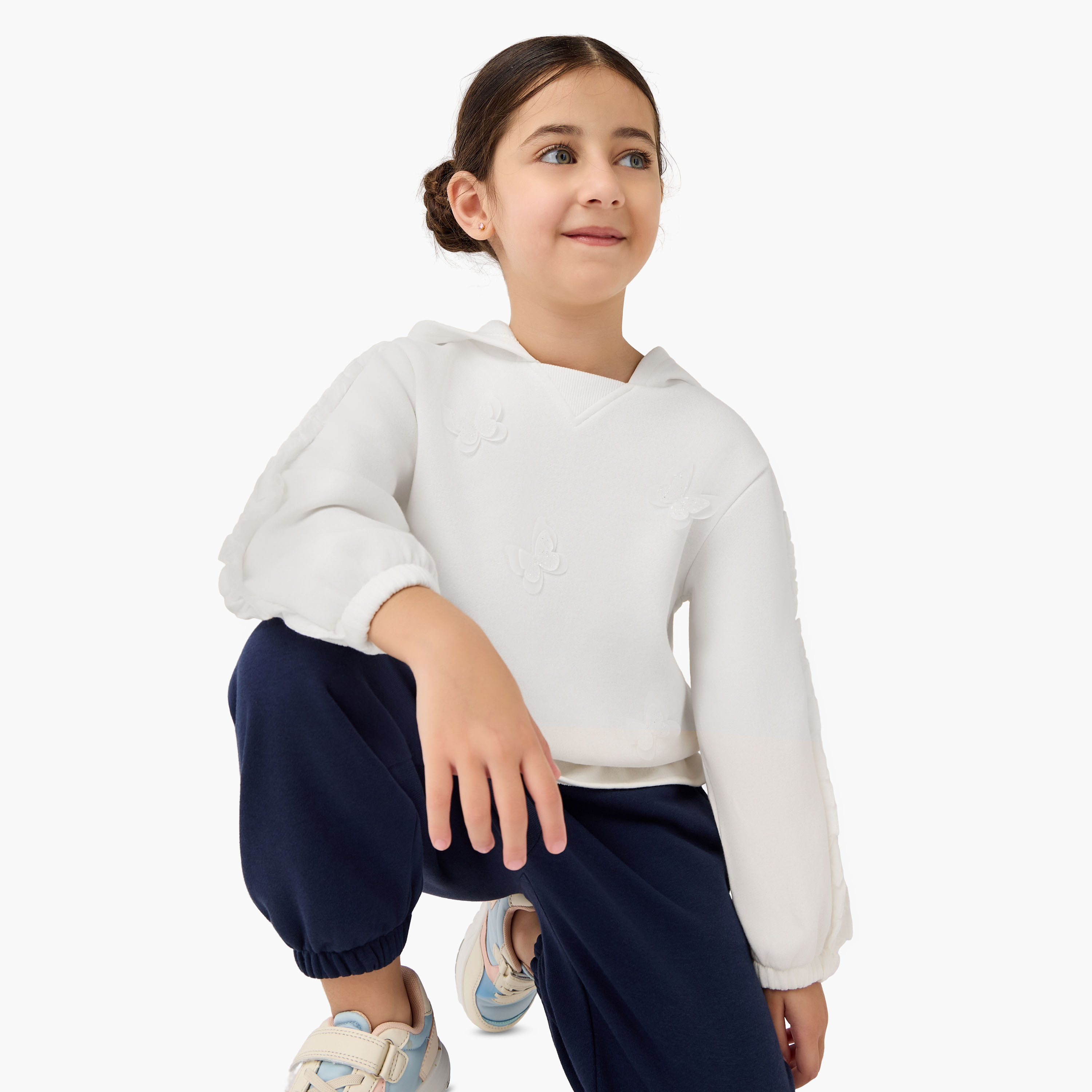 بلوفر بقبعة وزخارف فراشات من جونيورز-baby-girls-clothing-winterwear-sweatshirts-image-5