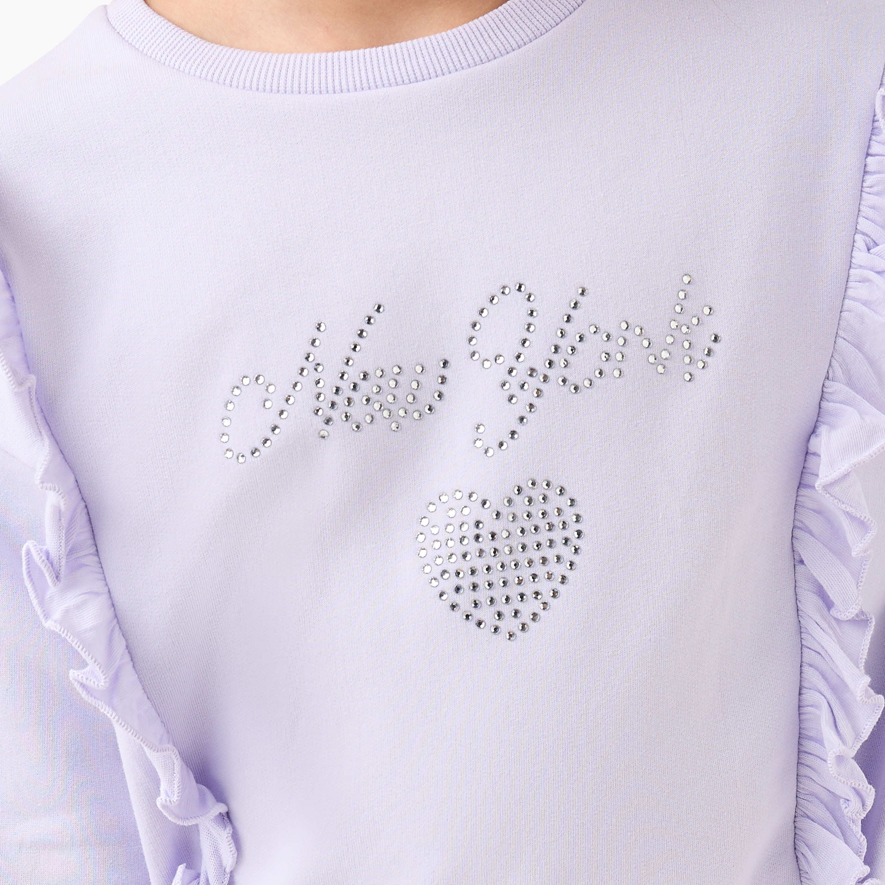 Juniors Ruffled Sweatshirt and Pants Set-girls-clothing-setsandcoords-image-6