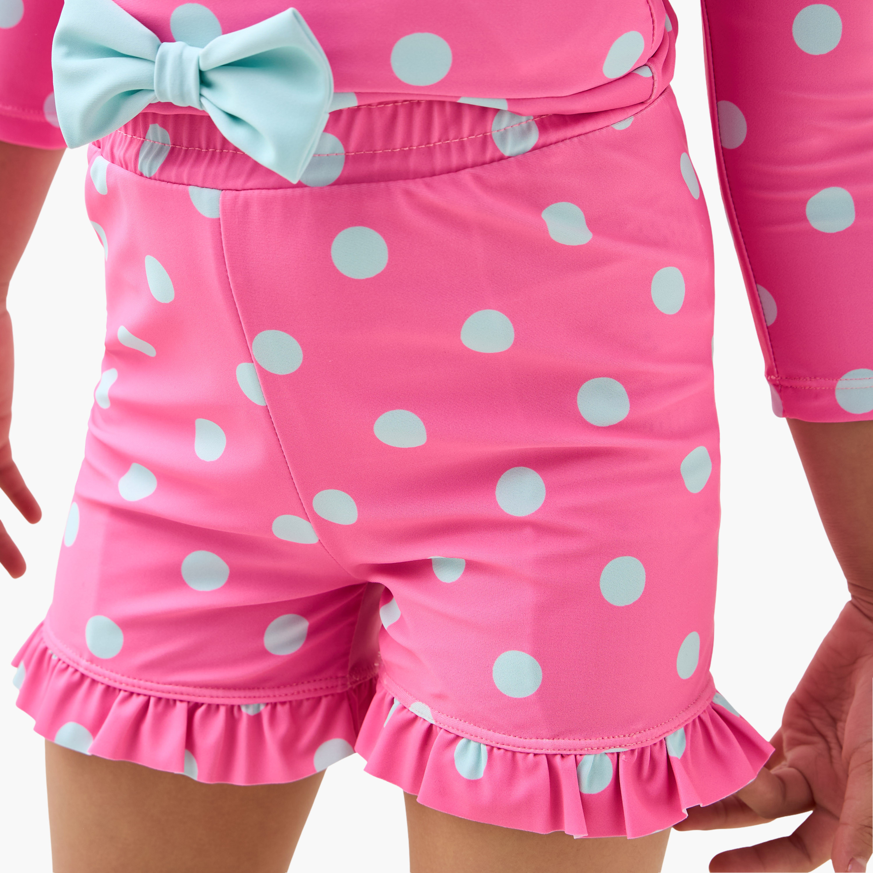 بلوزة سباحة و شورت بطبعات منقطة من جونيورز-baby-girls-clothing-swimwear-image-6