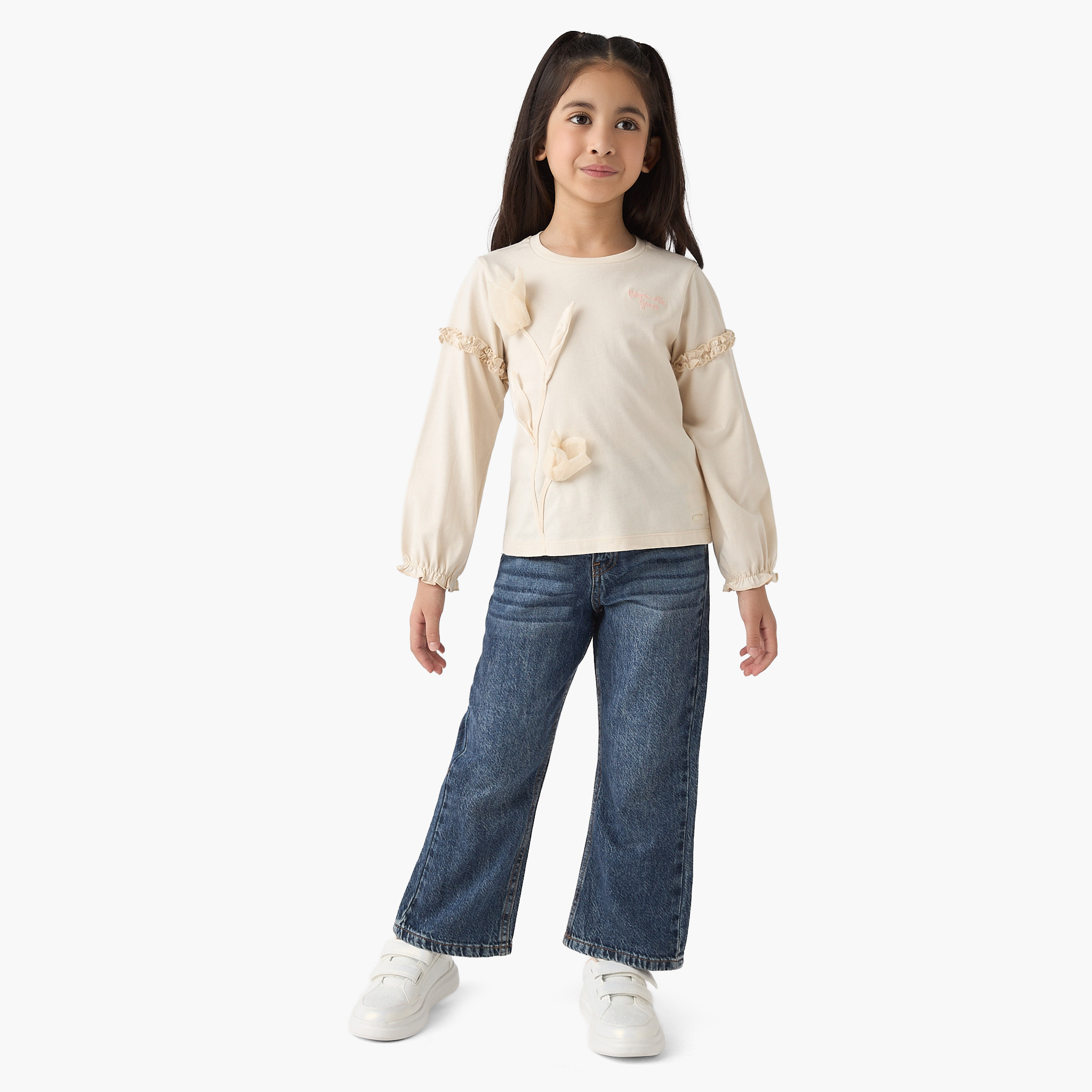 Juniors Girls' Wide Leg Jeans-girls-clothing-bottoms-jeansandjeggings-image-2