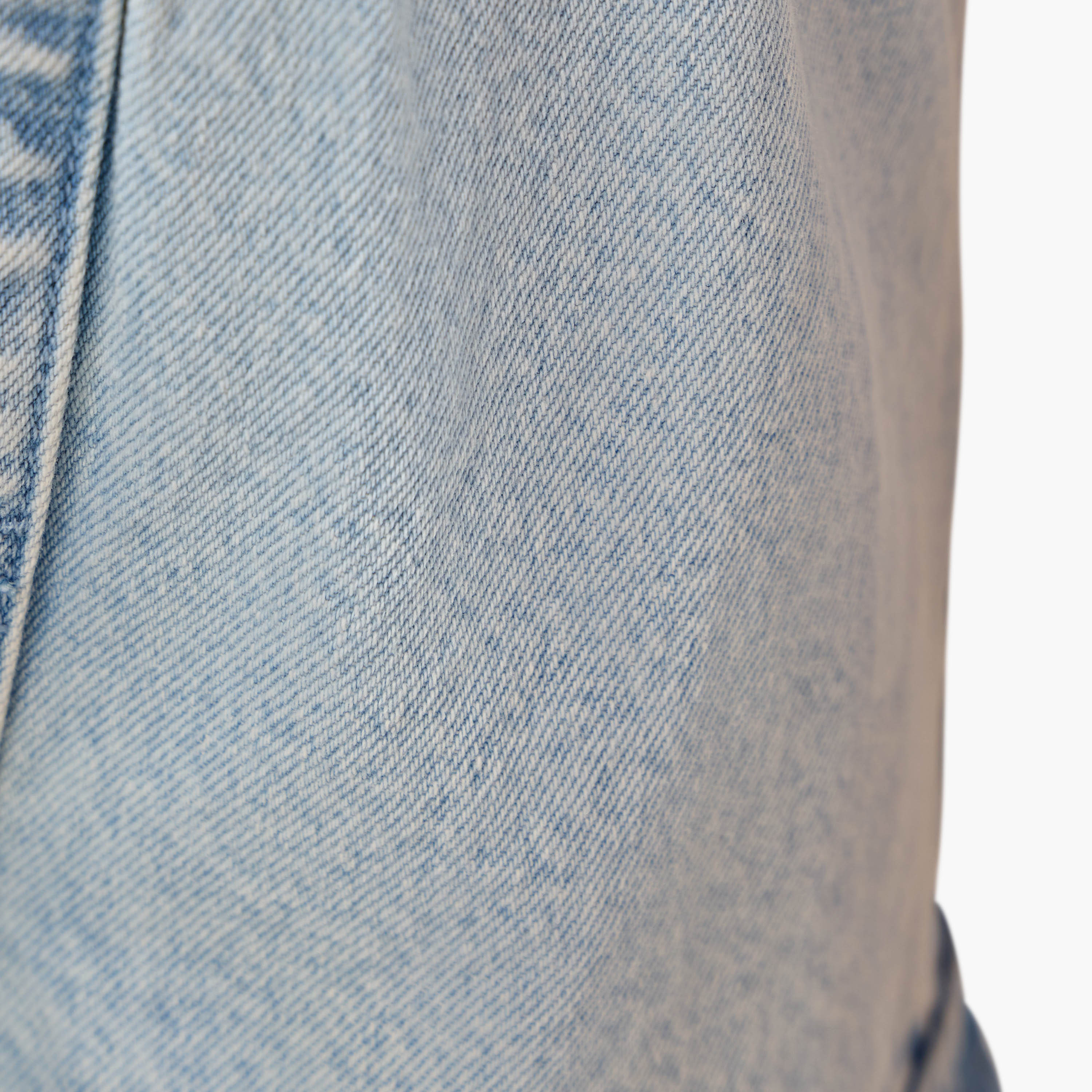 Juniors Solid Jeans with Pockets and Elasticated Waistband-baby-girls-clothing-bottoms-jeans-image-5