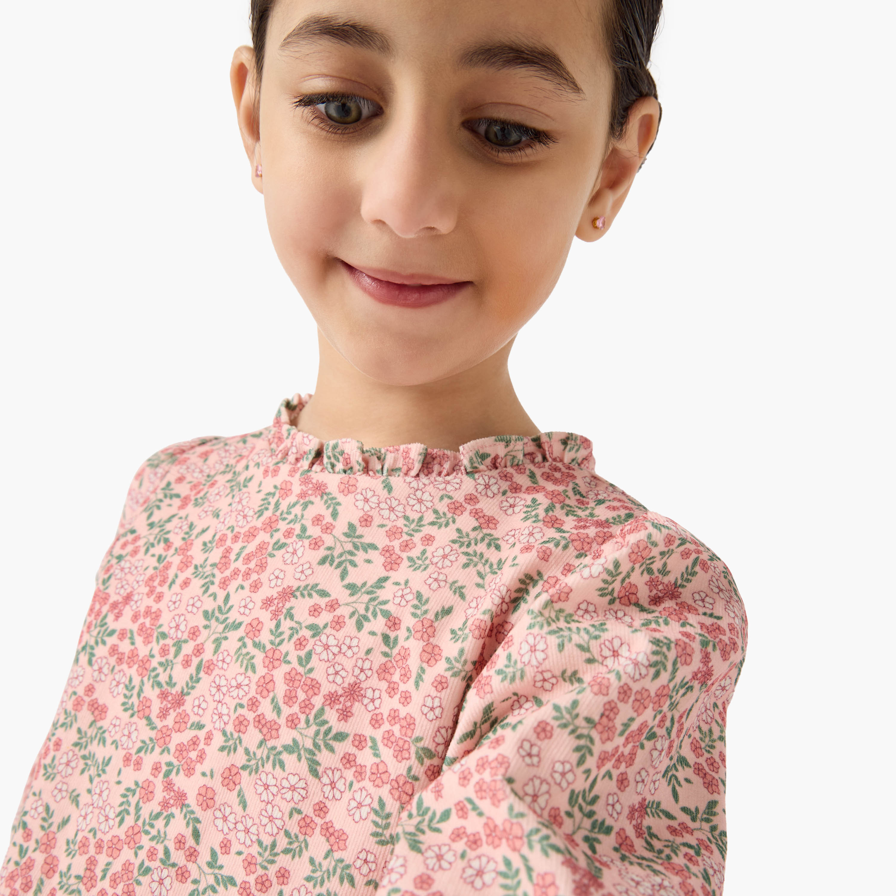 Eligo Floral Print Dress with Cardigan and Tights-girls-clothing-dressesandjumpsuits-image-5