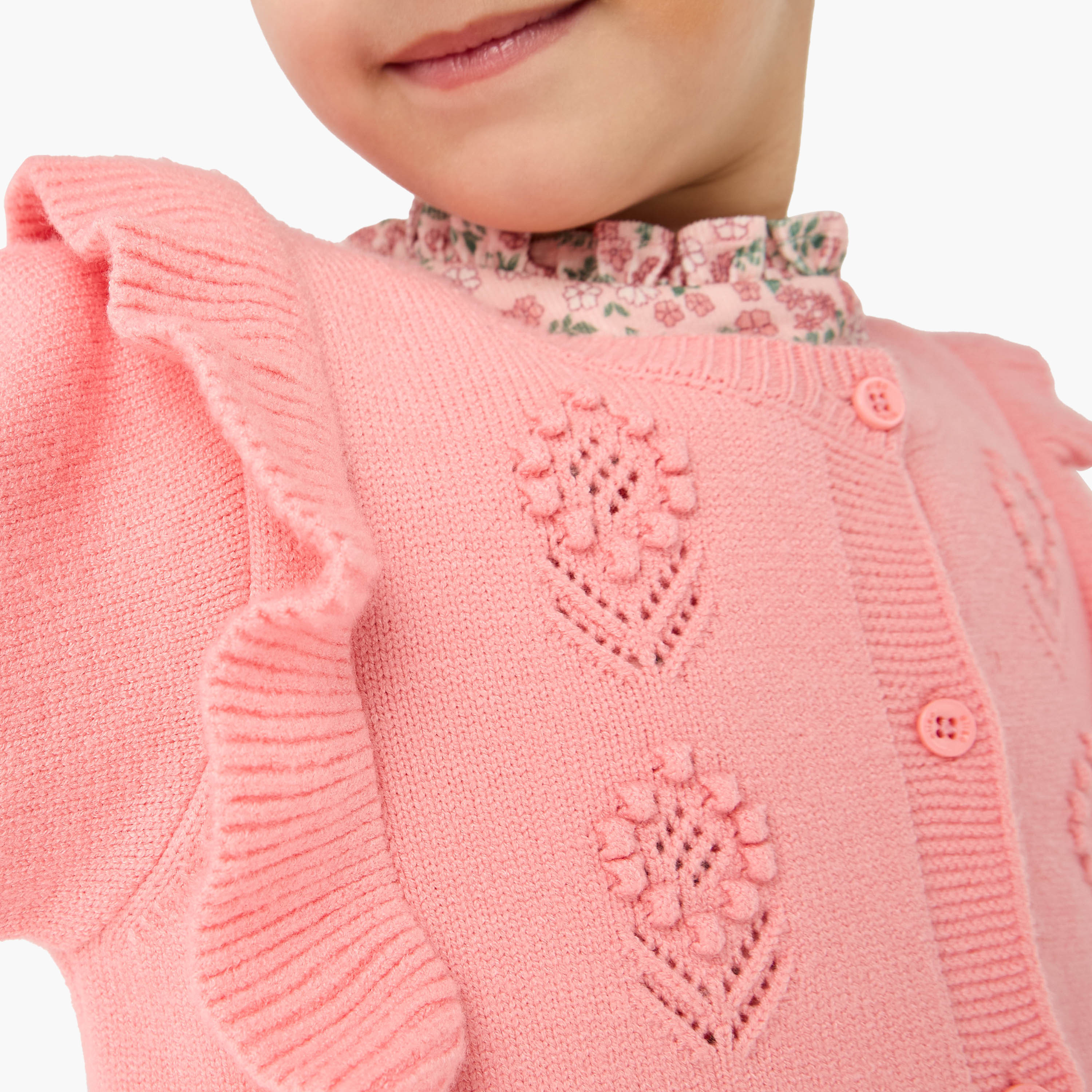 Eligo Floral Print Dress with Cardigan and Tights-girls-clothing-dressesandjumpsuits-image-7