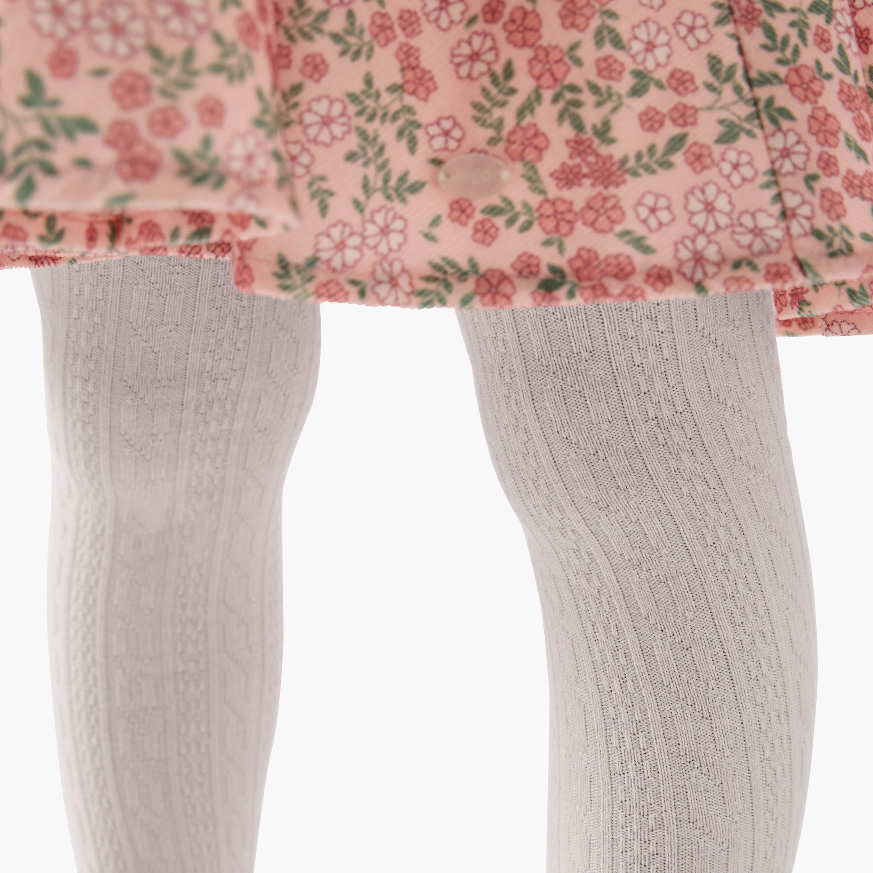 Eligo Floral Print Dress with Cardigan and Tights-girls-clothing-dressesandjumpsuits-image-8