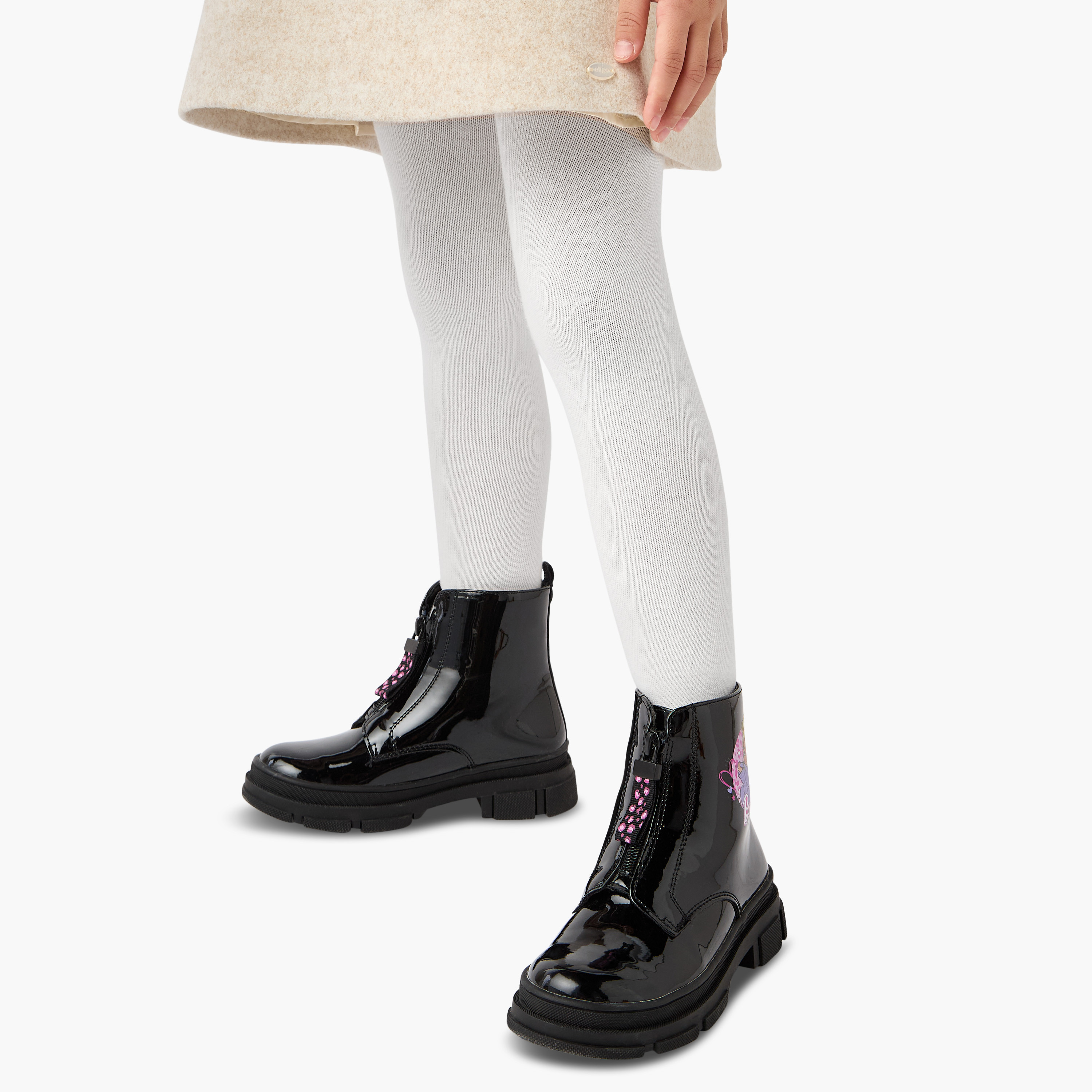 Eligo Peter Pan Collar Dress and Jacket Set-girls-clothing-winterwear-dresses-image-6