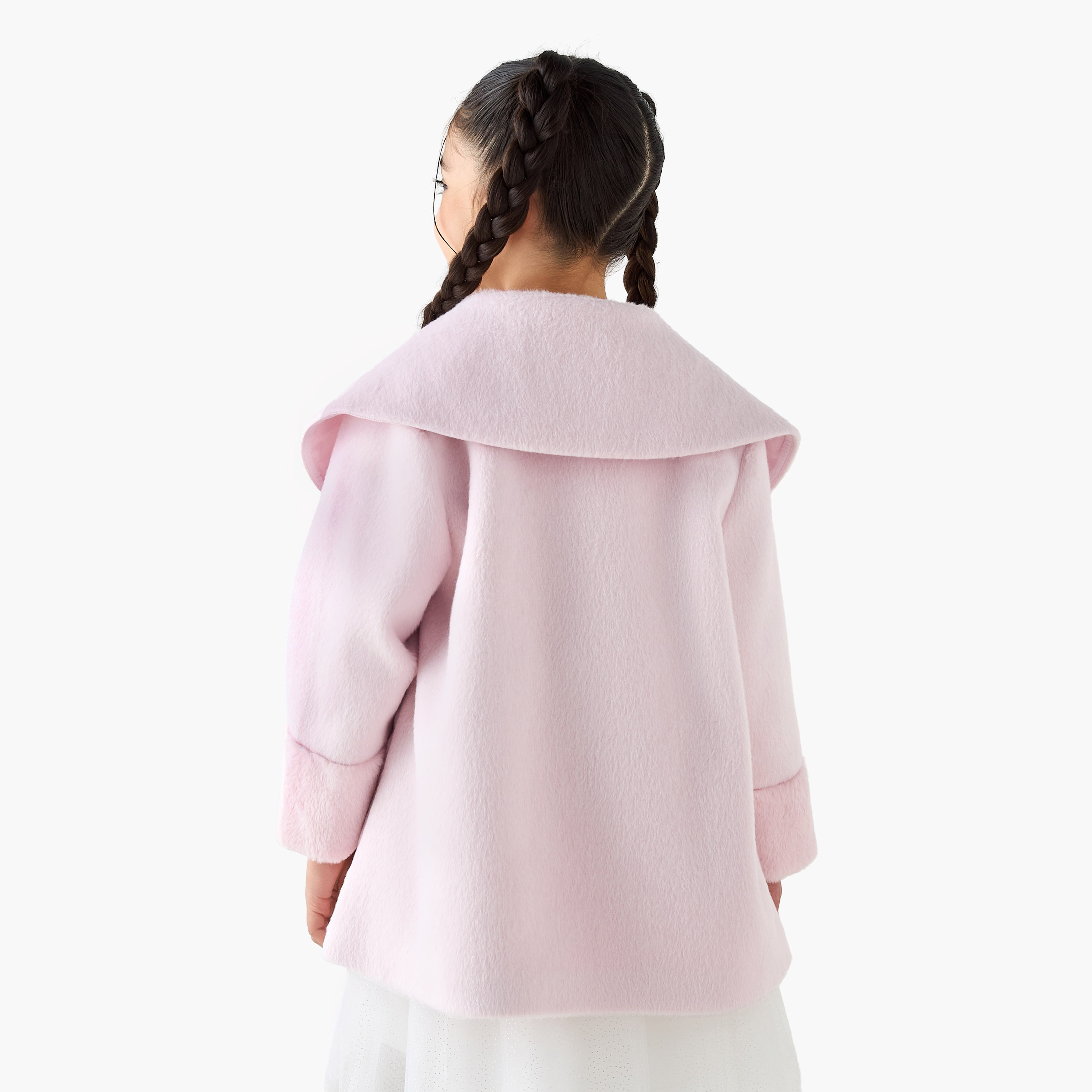 Eligo Solid Peter Pan Collar Coat with Long Sleeves-baby-girls-clothing-jacketsandcoats-image-3