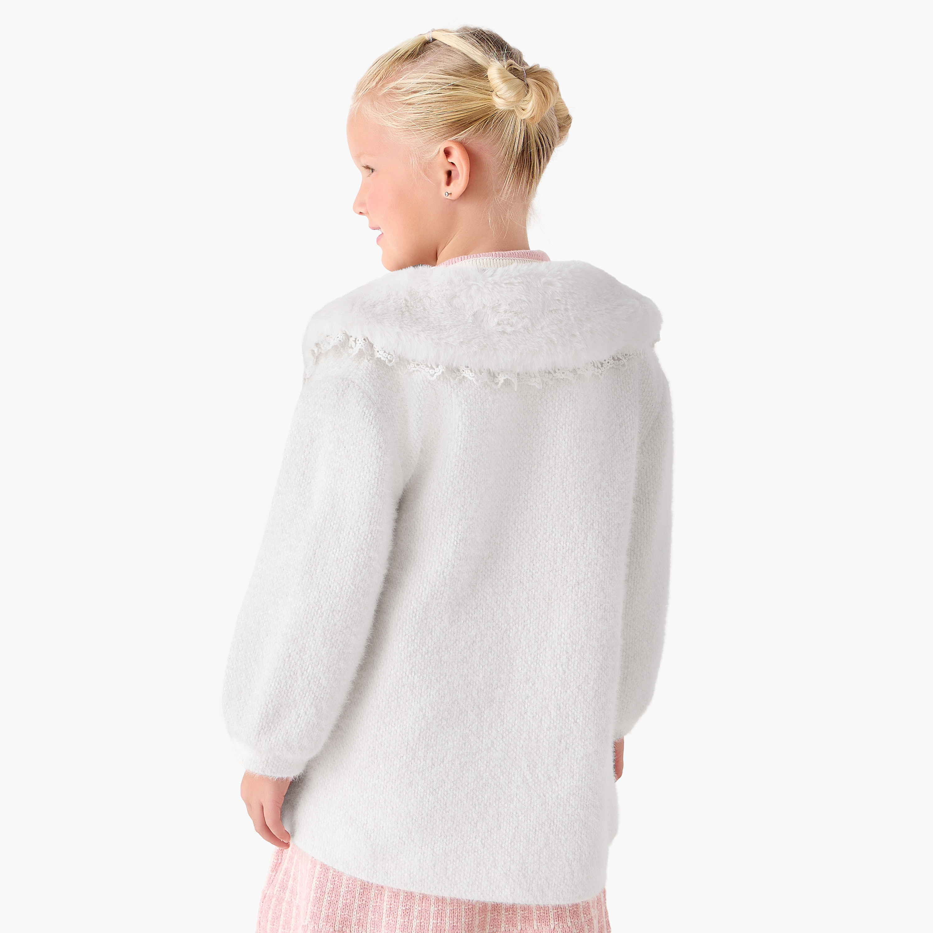 Eligo Heavy Jacket Long Sleeves with Button Closure-baby-girls-clothing-jacketsandcoats-image-3