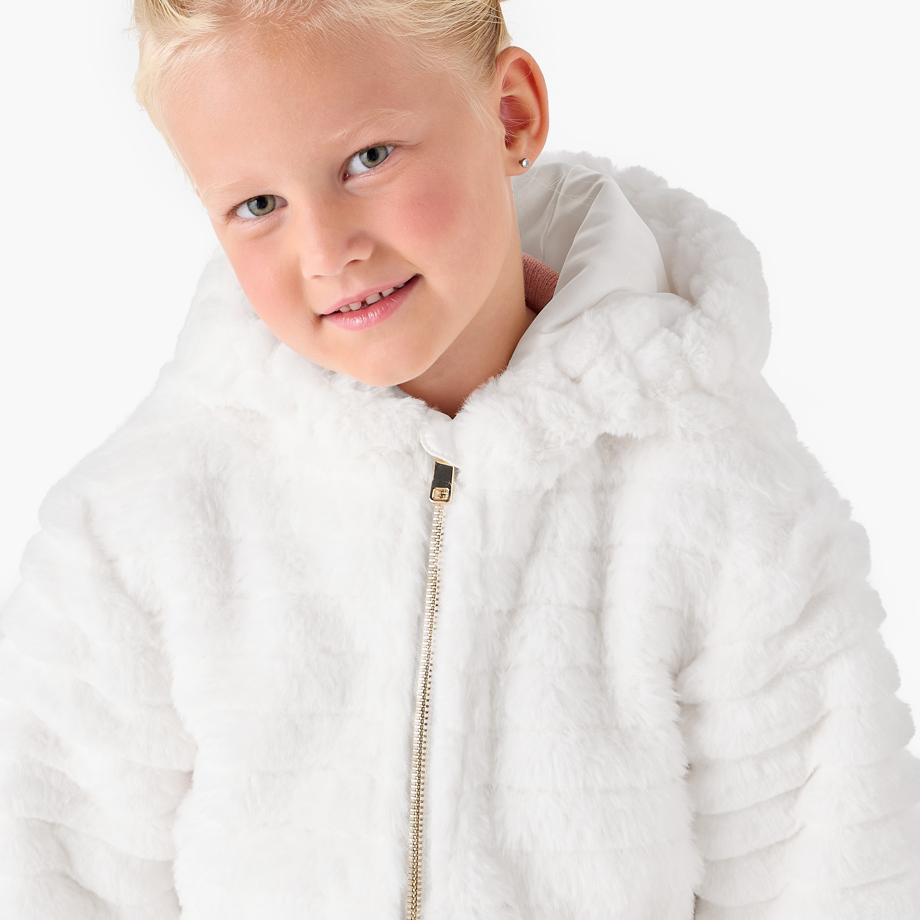 جاكيت بارز الملمس بقبعة وأكمام طويلة-baby-girls-clothing-jacketsandcoats-image-4