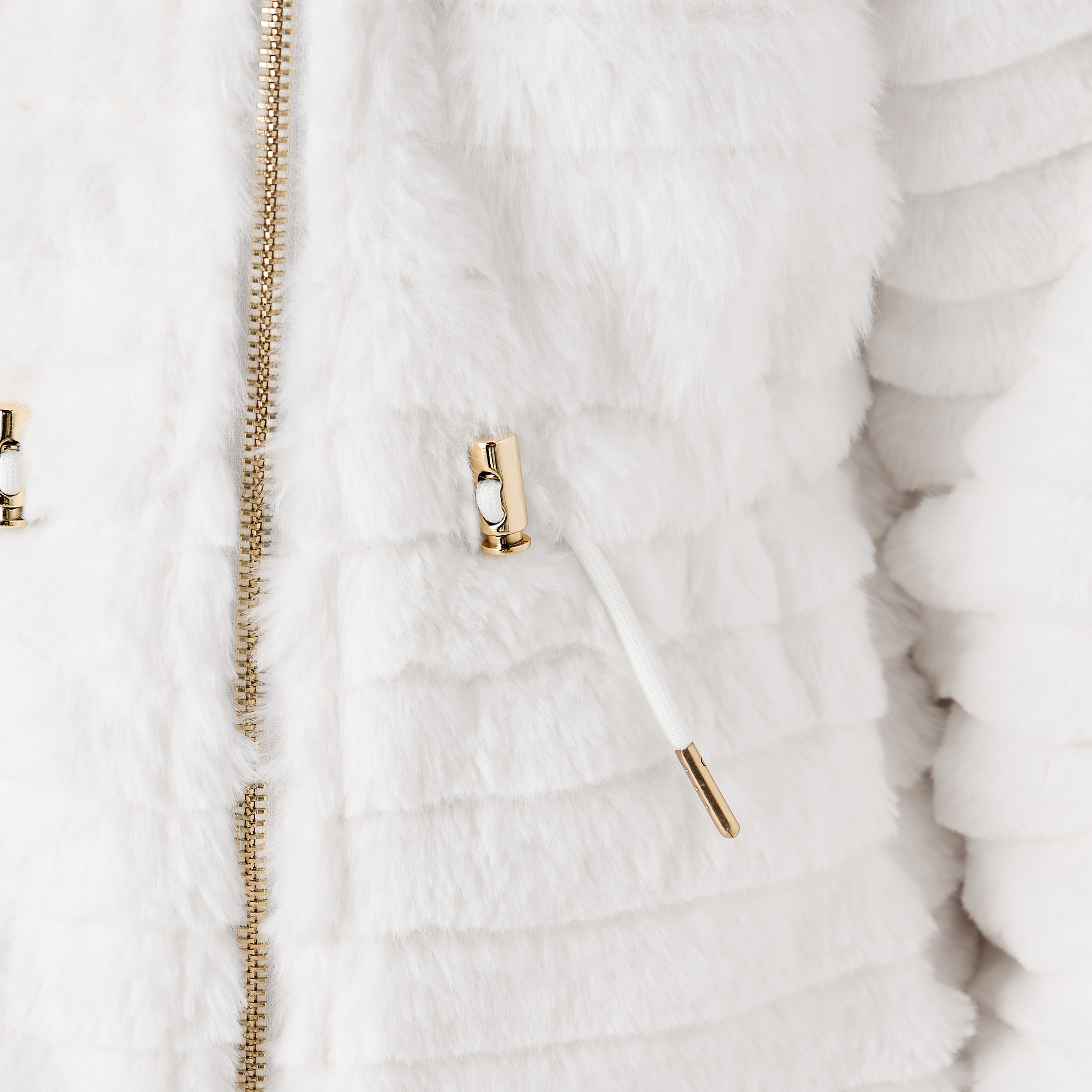 Eligo Textured Hooded Jacket with Long Sleeves-baby-girls-clothing-jacketsandcoats-image-5