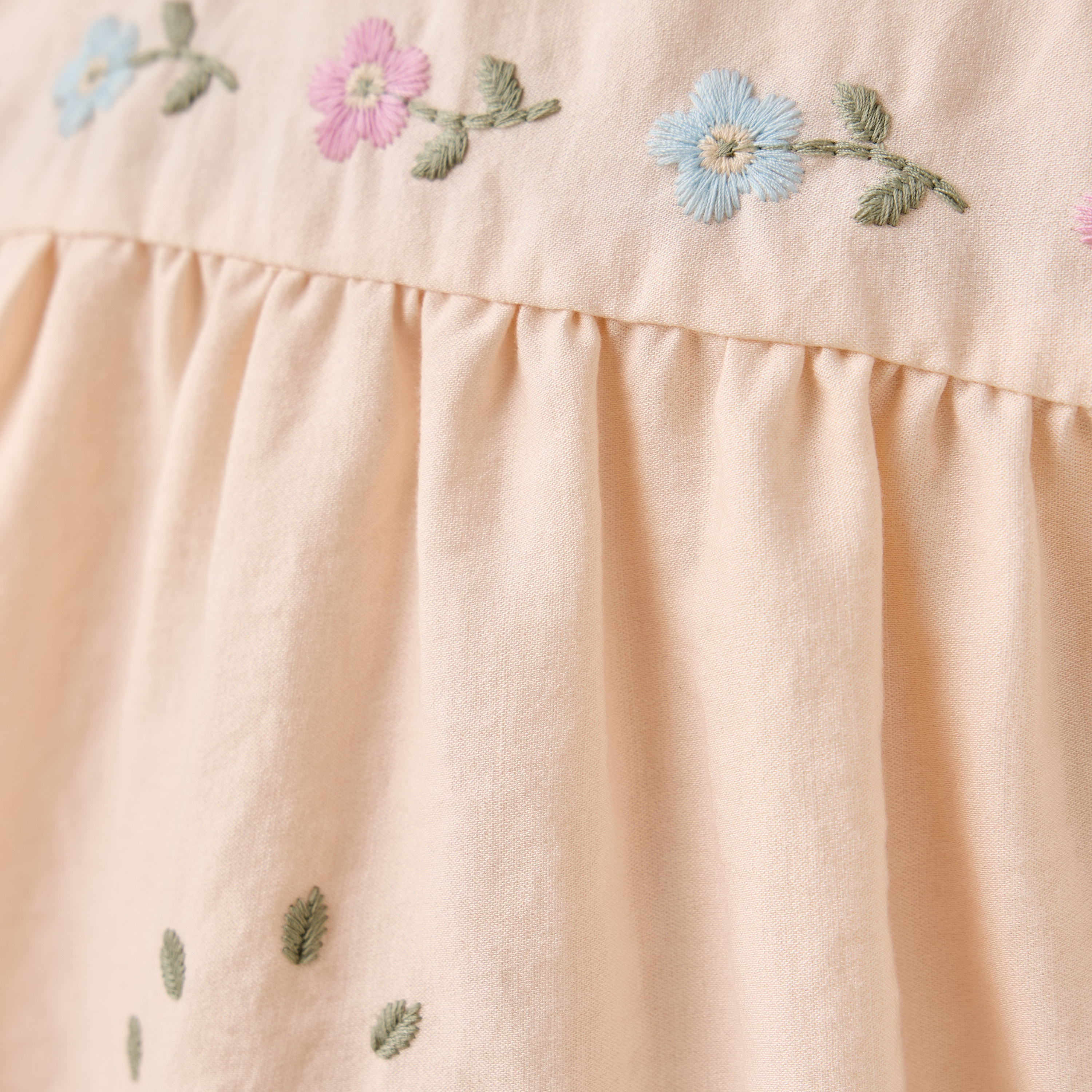 Eligo Embroidered Ruffled Sleeve Top and Shorts Set-girls-clothing-setsandcoords-image-6