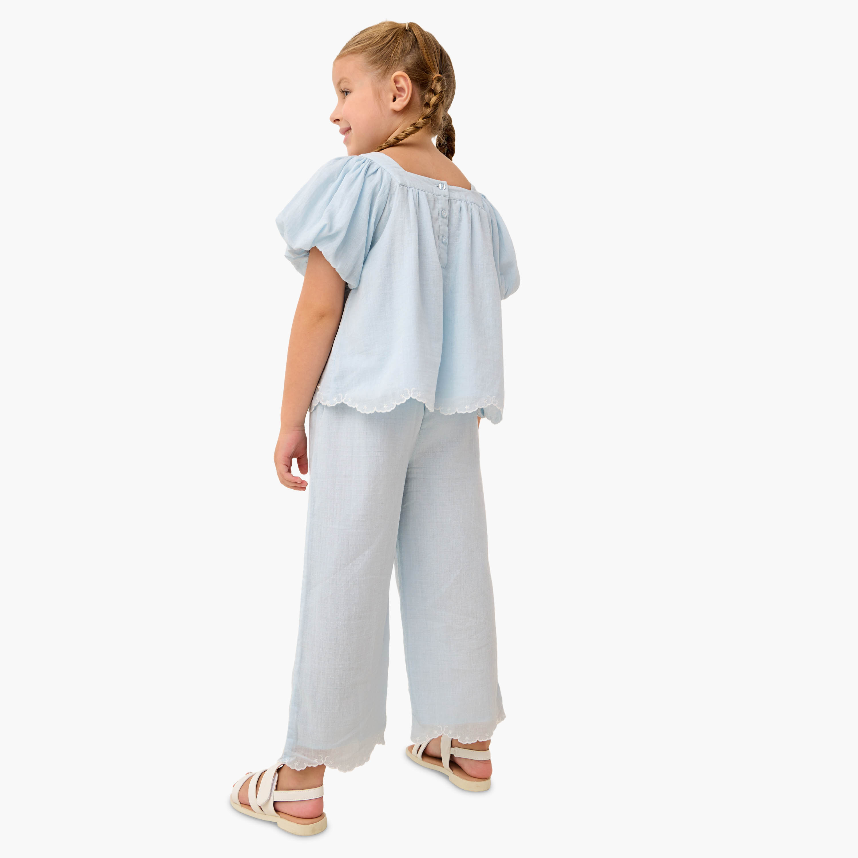 Eligo Embroidered Square Neck Top and Pants Set-baby-girls-clothing-setsandcoords-image-4