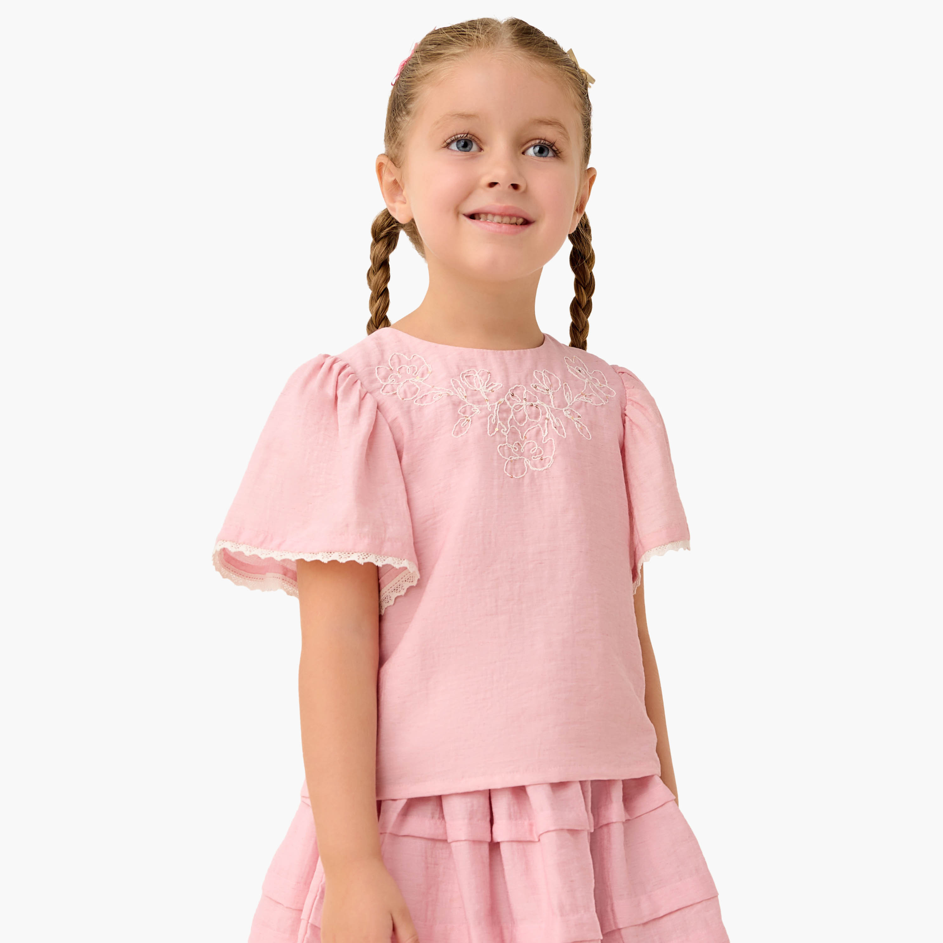 طقم تنورة وبلوزة مطرزة من إليجو-girls-clothing-setsandcoords-image-5