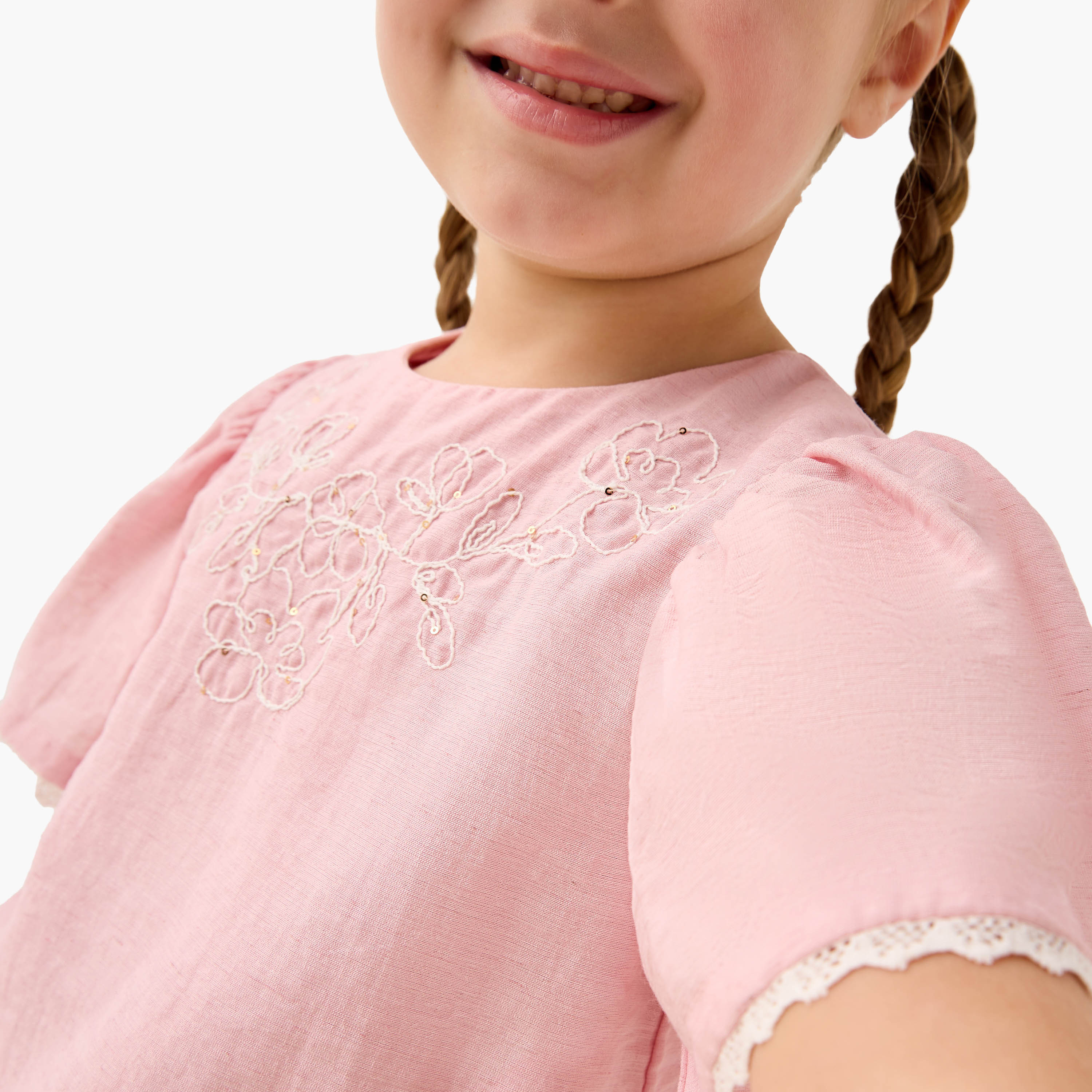 طقم تنورة وبلوزة مطرزة من إليجو-girls-clothing-setsandcoords-image-2