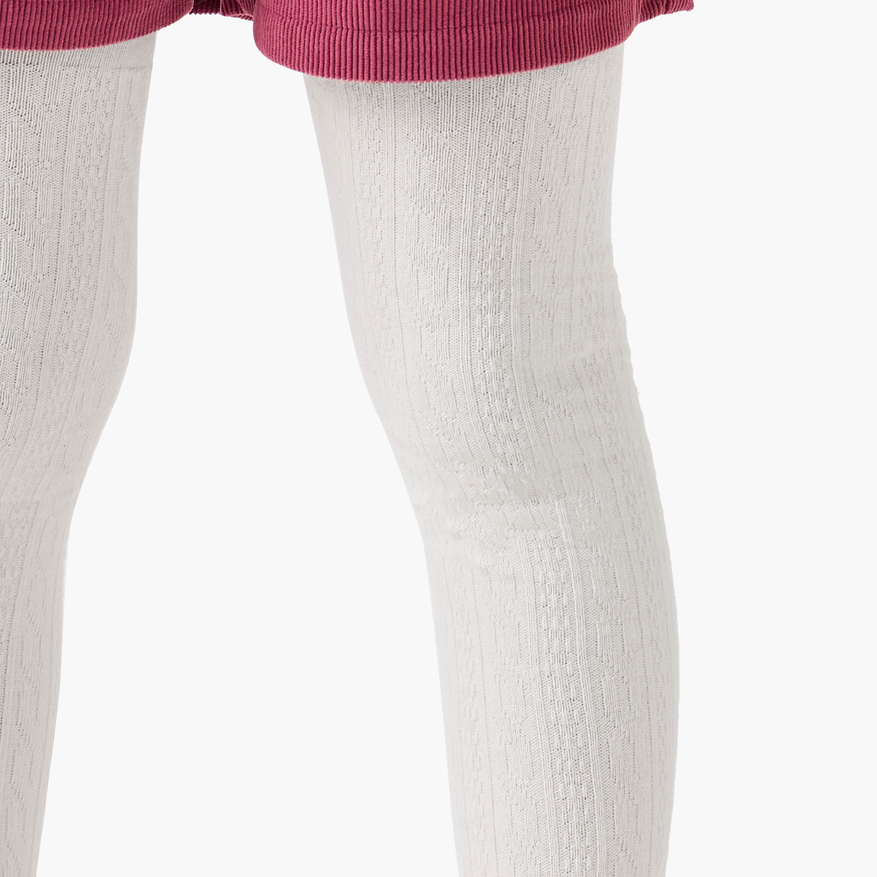 Eligo Textured Collared Pullover with Shorts and Tights-girls-clothing-setsandcoords-image-7
