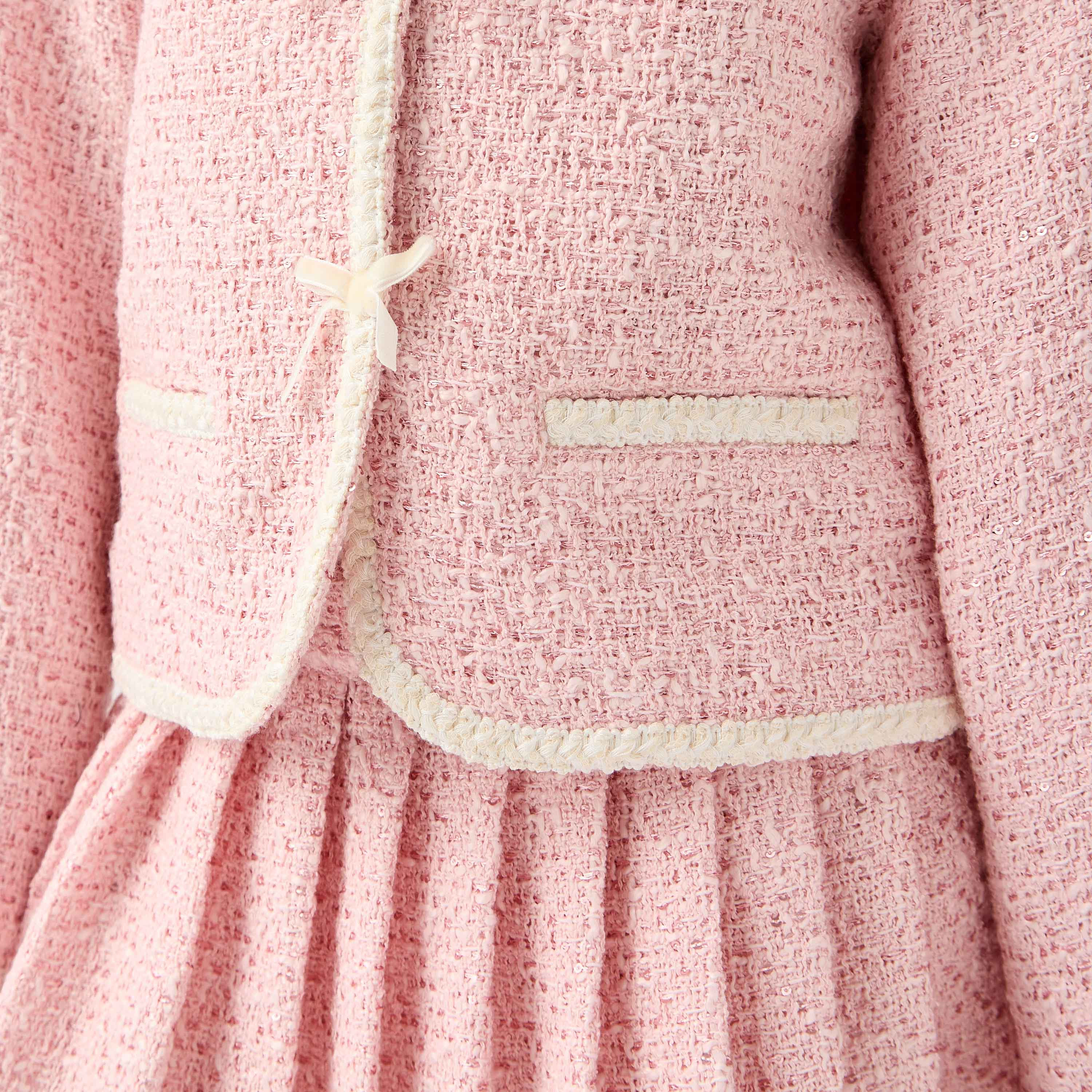 Eligo Embellished Jacket with Pleated Skirt and Tights-baby-girls-clothing-setsandcoords-image-6