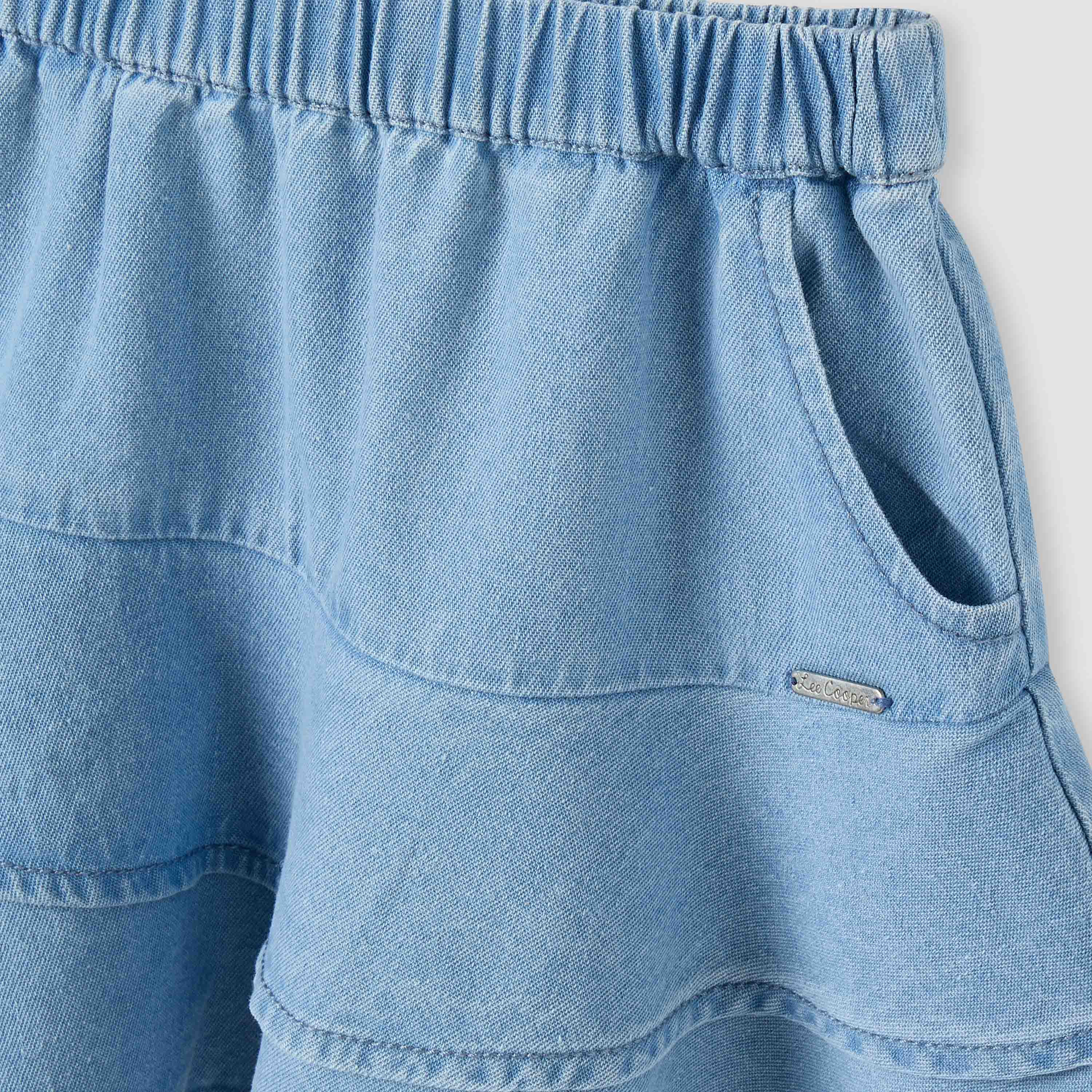 طقم بلوزة وتنورة دينم كشكش من لي كوبر-baby-girls-clothing-setsandcoords-image-5