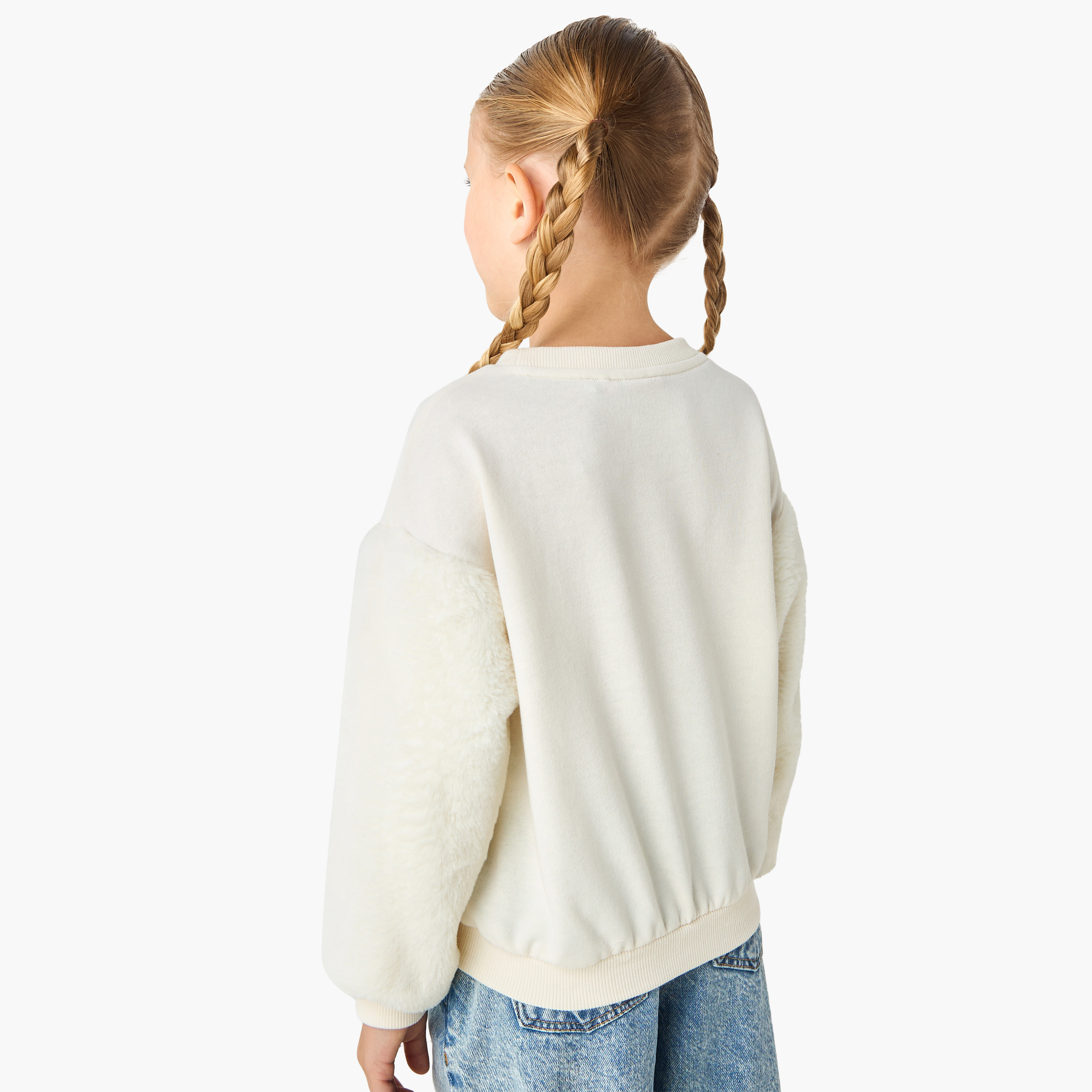 Sanrio Sequin Embellished Pullover with Long Sleeves-baby-girls-clothing-sweatshirts-image-3