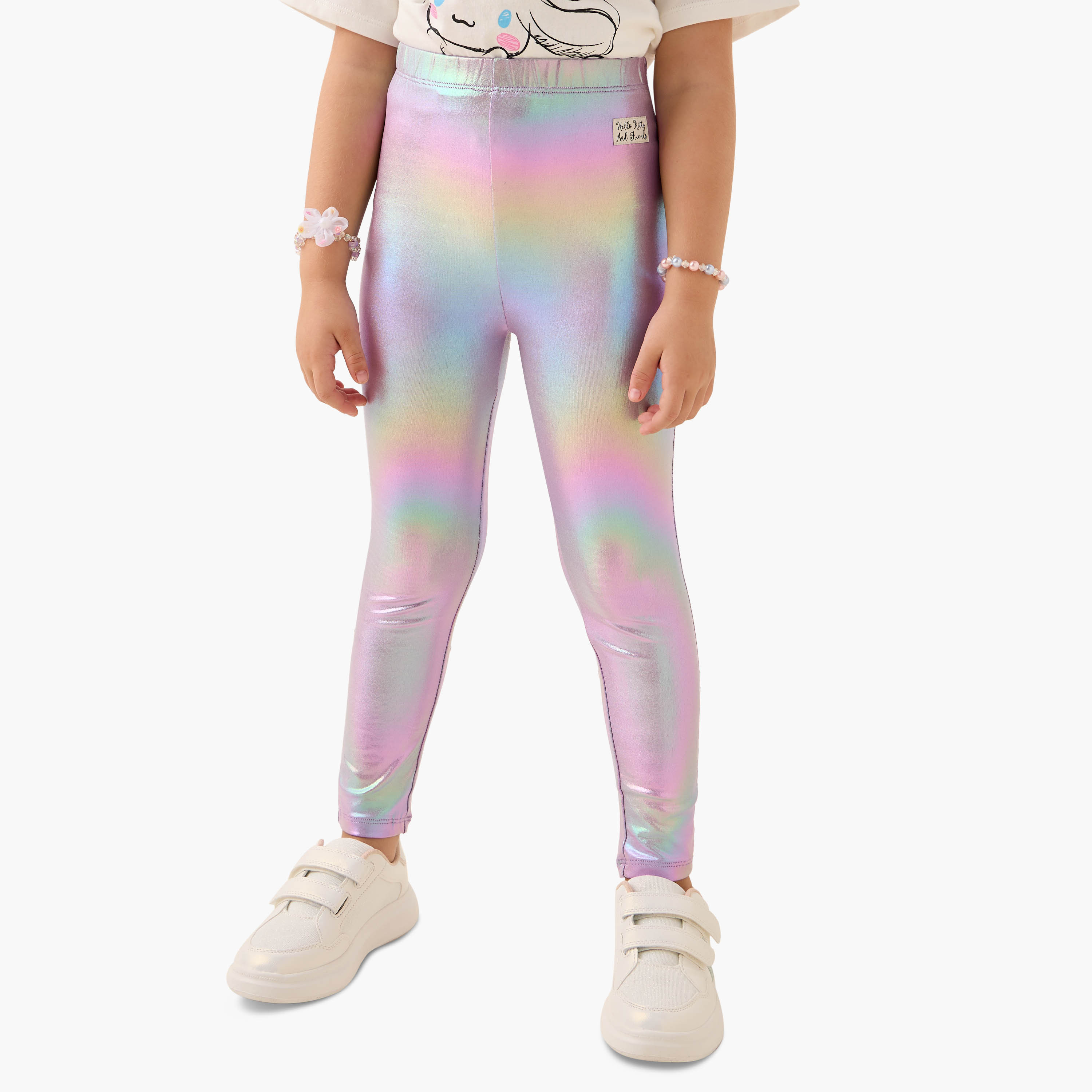 Sanrio Hello Kitty and Friends Print T-shirt and Leggings Set-baby-girls-clothing-setsandcoords-image-3