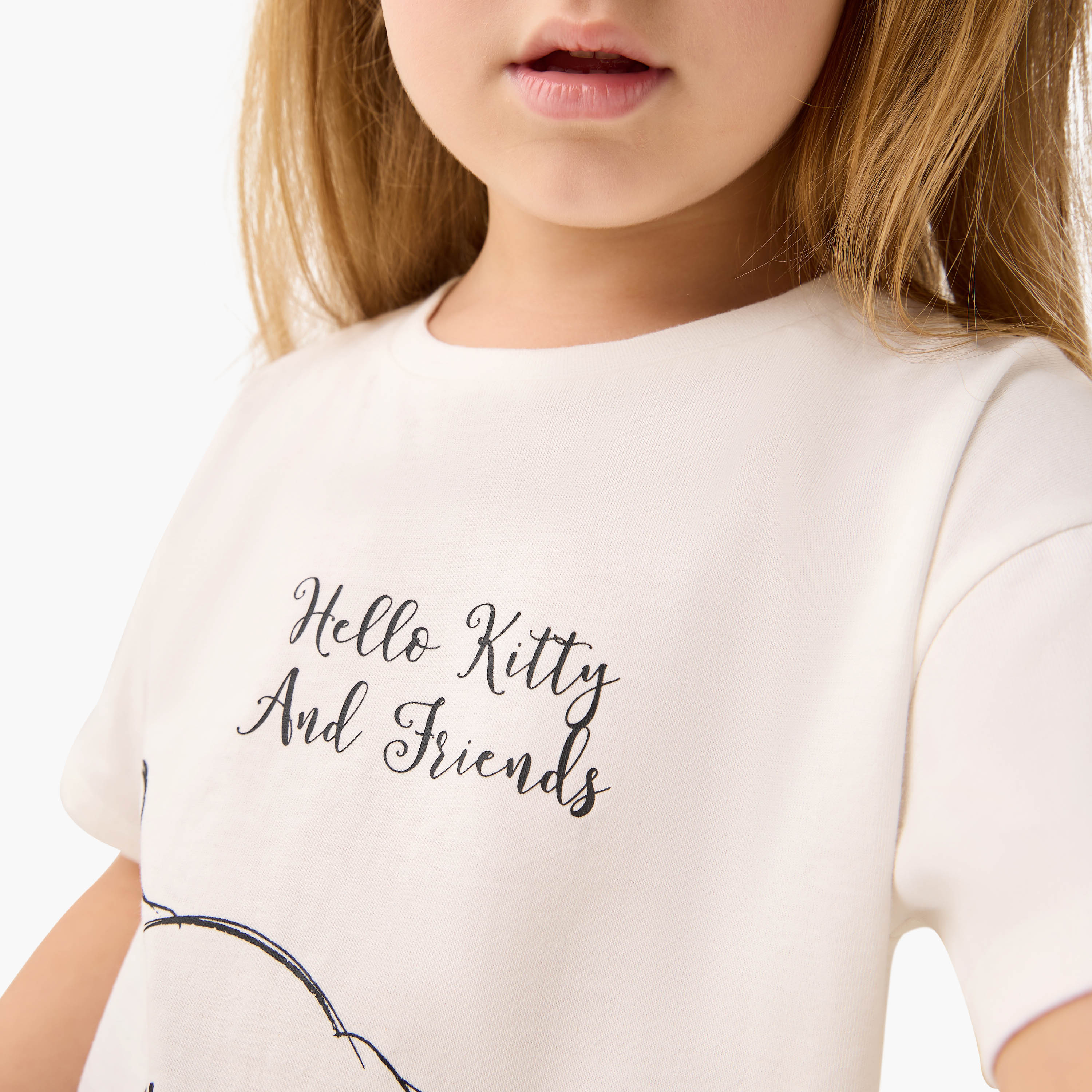 Sanrio Hello Kitty and Friends Print T-shirt and Leggings Set-baby-girls-clothing-setsandcoords-image-5