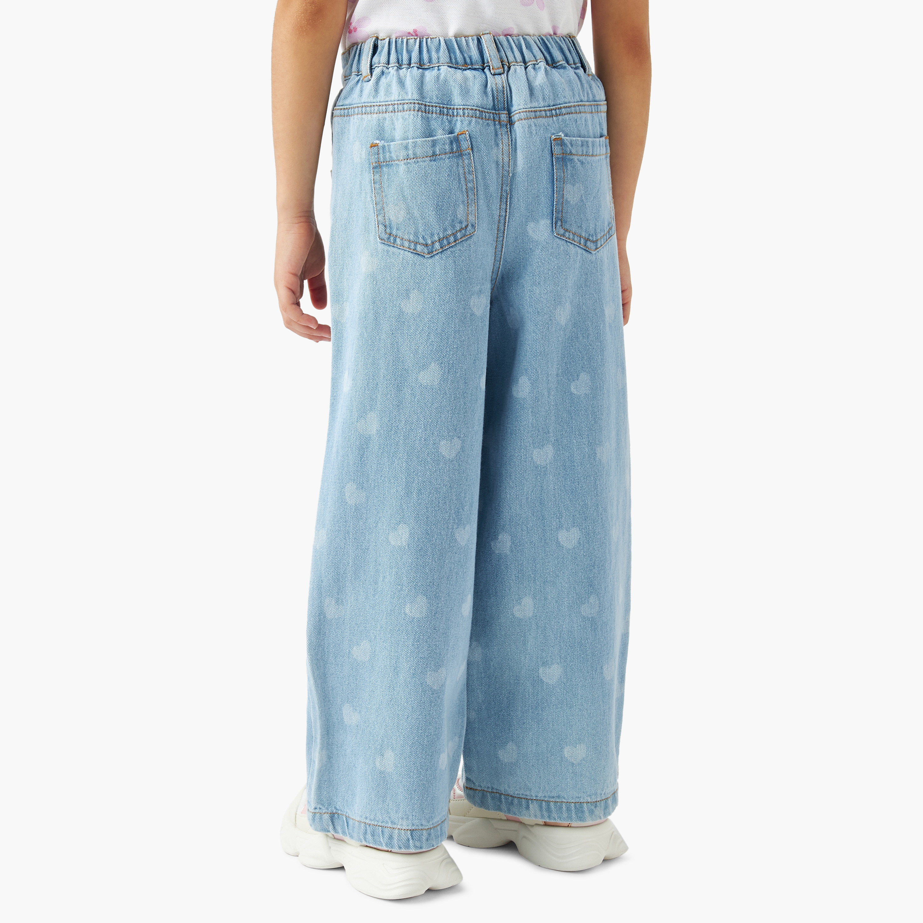 Sanrio Girls' Wide Leg Jeans-girls-clothing-bottoms-jeansandjeggings-image-3
