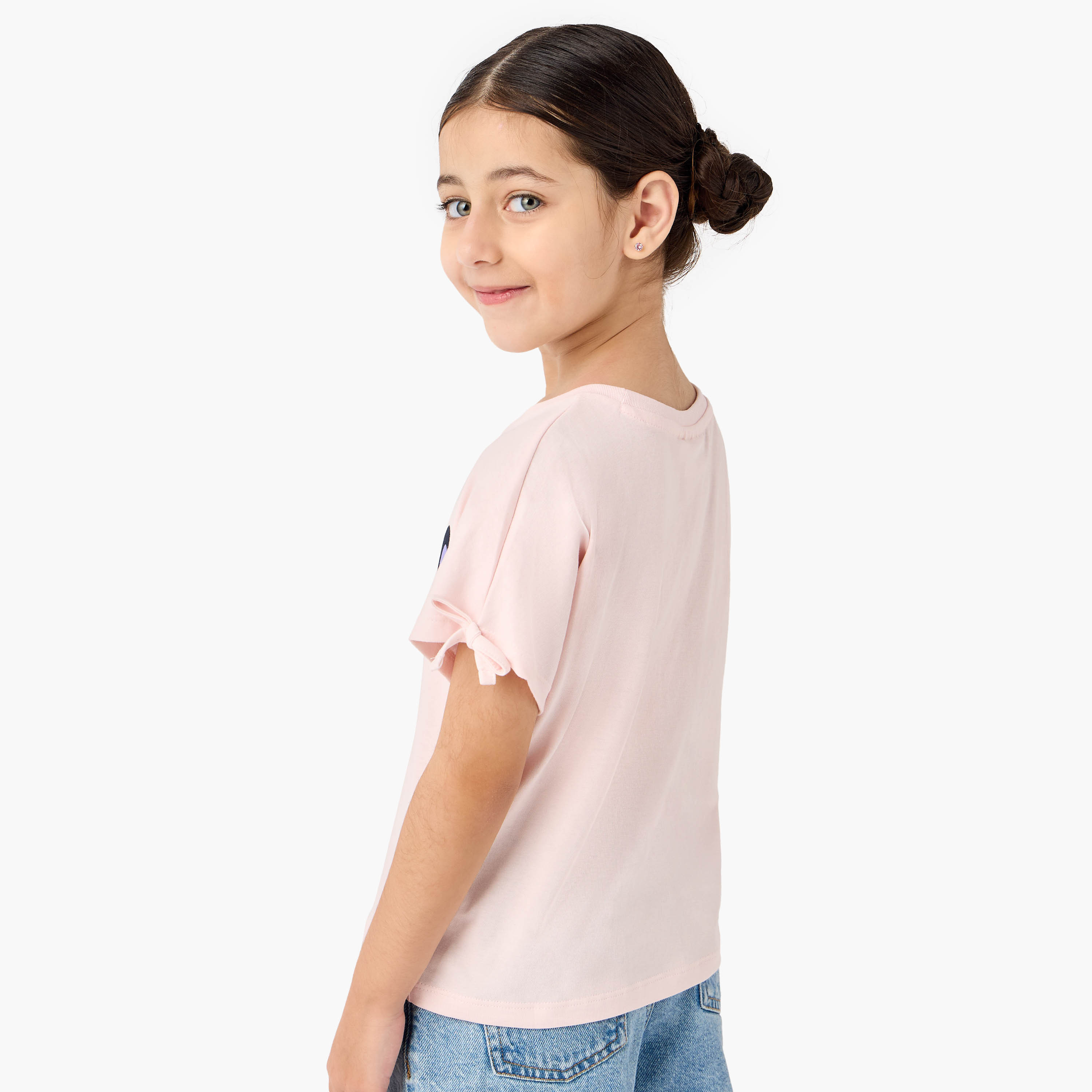 Bluey Print Top with Extended Sleeves-girls-clothing-tshirts-image-3