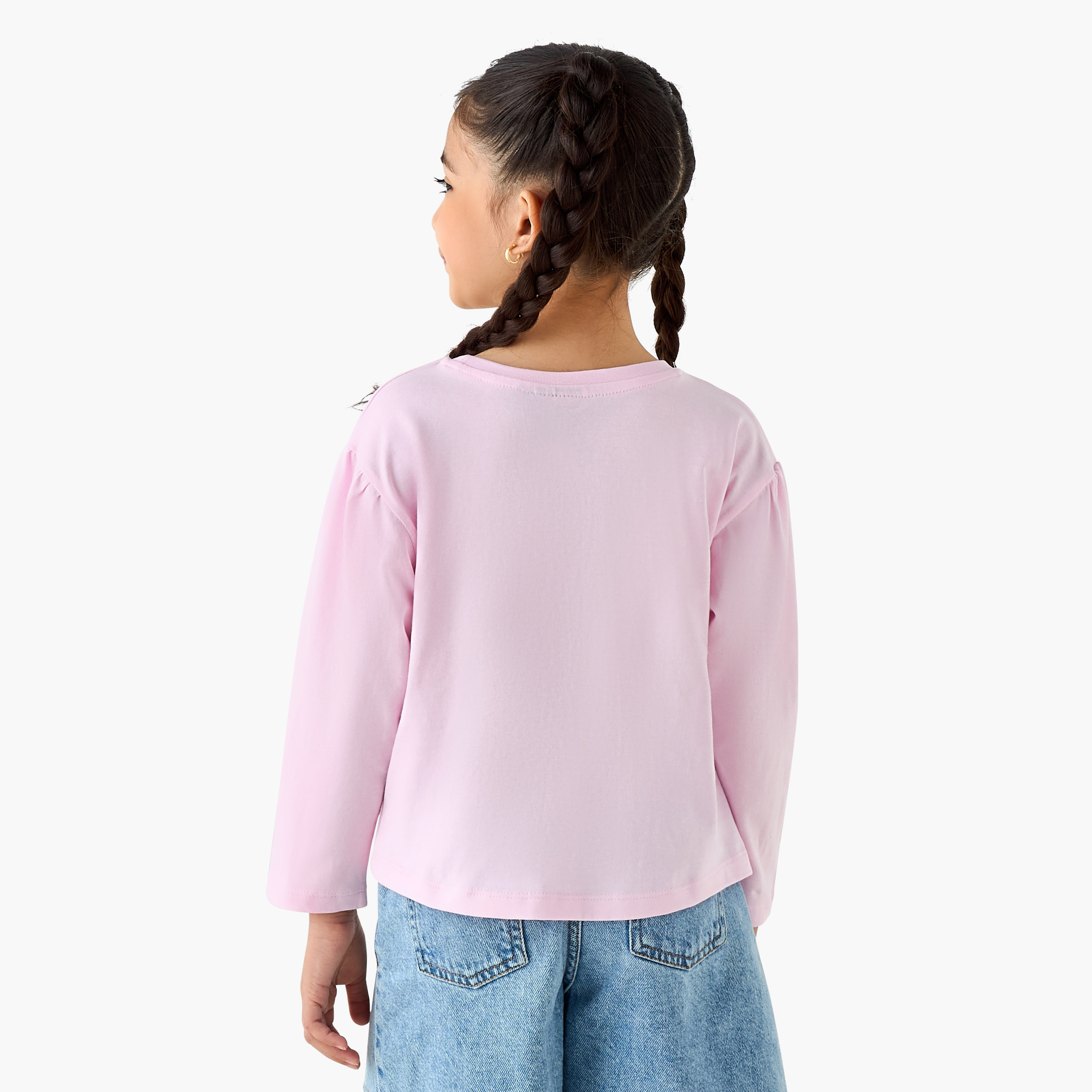 Disney Minnie Mouse Print Long Sleeves T-shirt - Set of 2-girls-clothing-tshirts-image-4