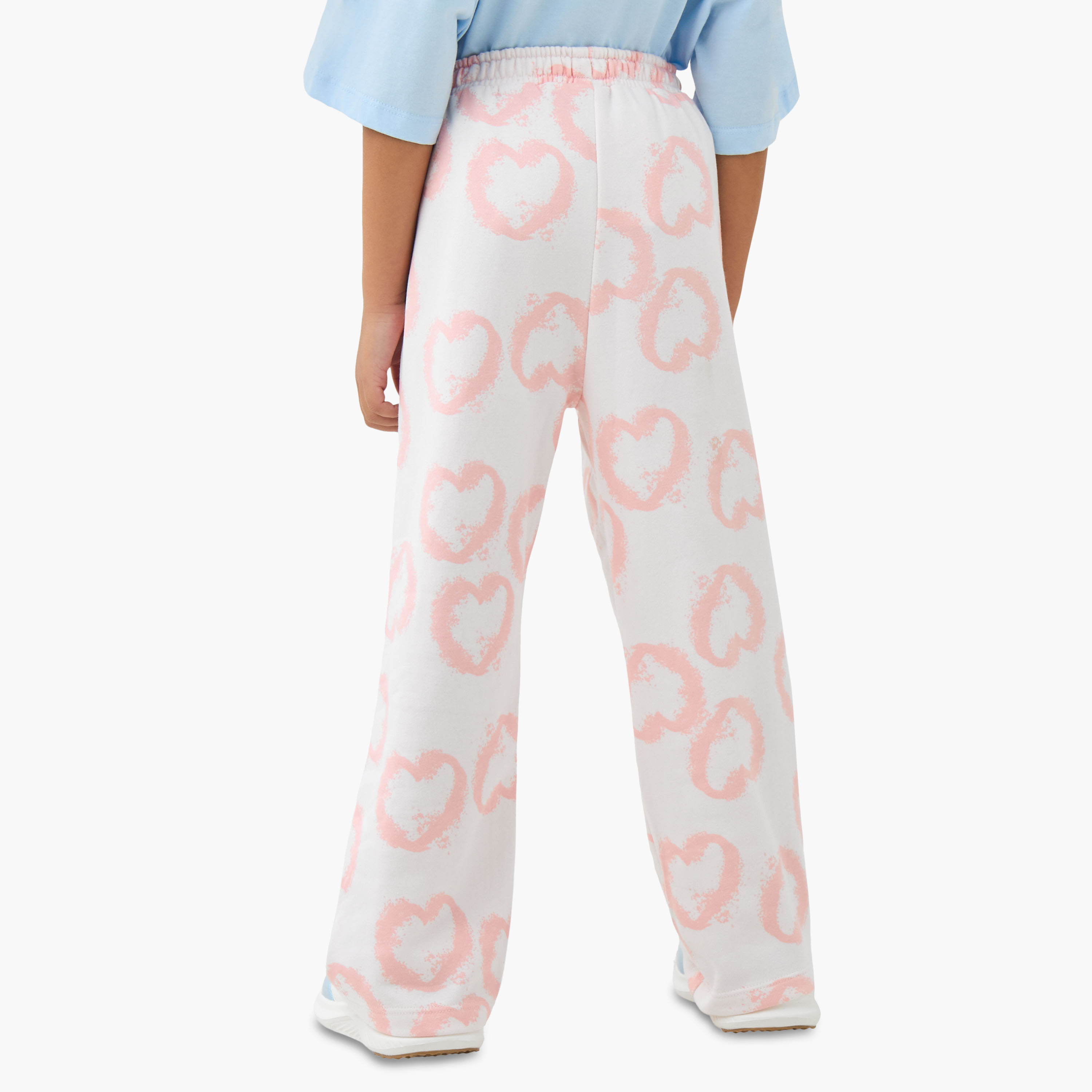 Disney Girls Joggers with Stitch Print - Cotton - Drawstring Waist-baby-girls-clothing-bottoms-joggersandtrackpants-image-3