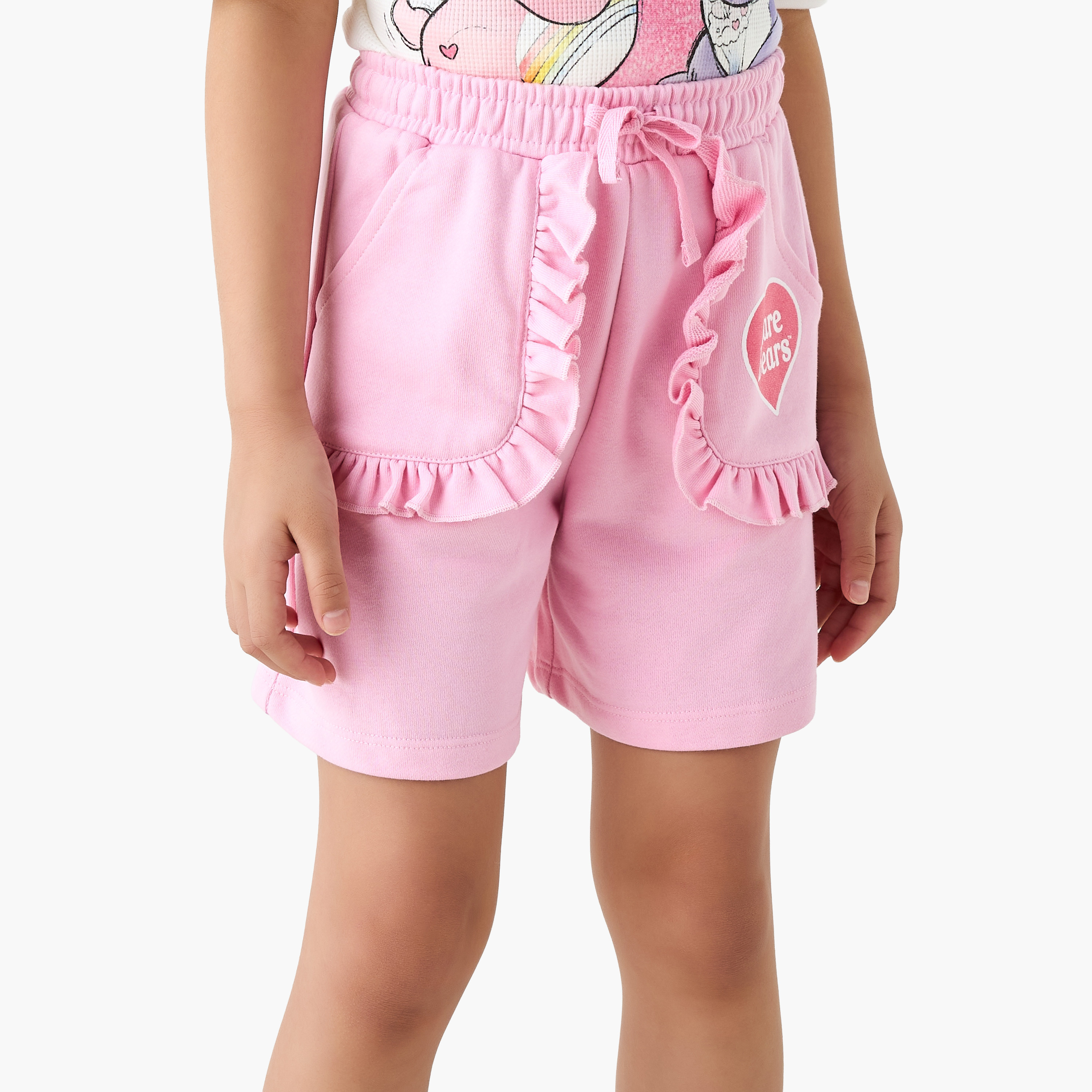 Cloud Co Care Bears Print T-shirt and Shorts Set-baby-girls-clothing-setsandcoords-image-3