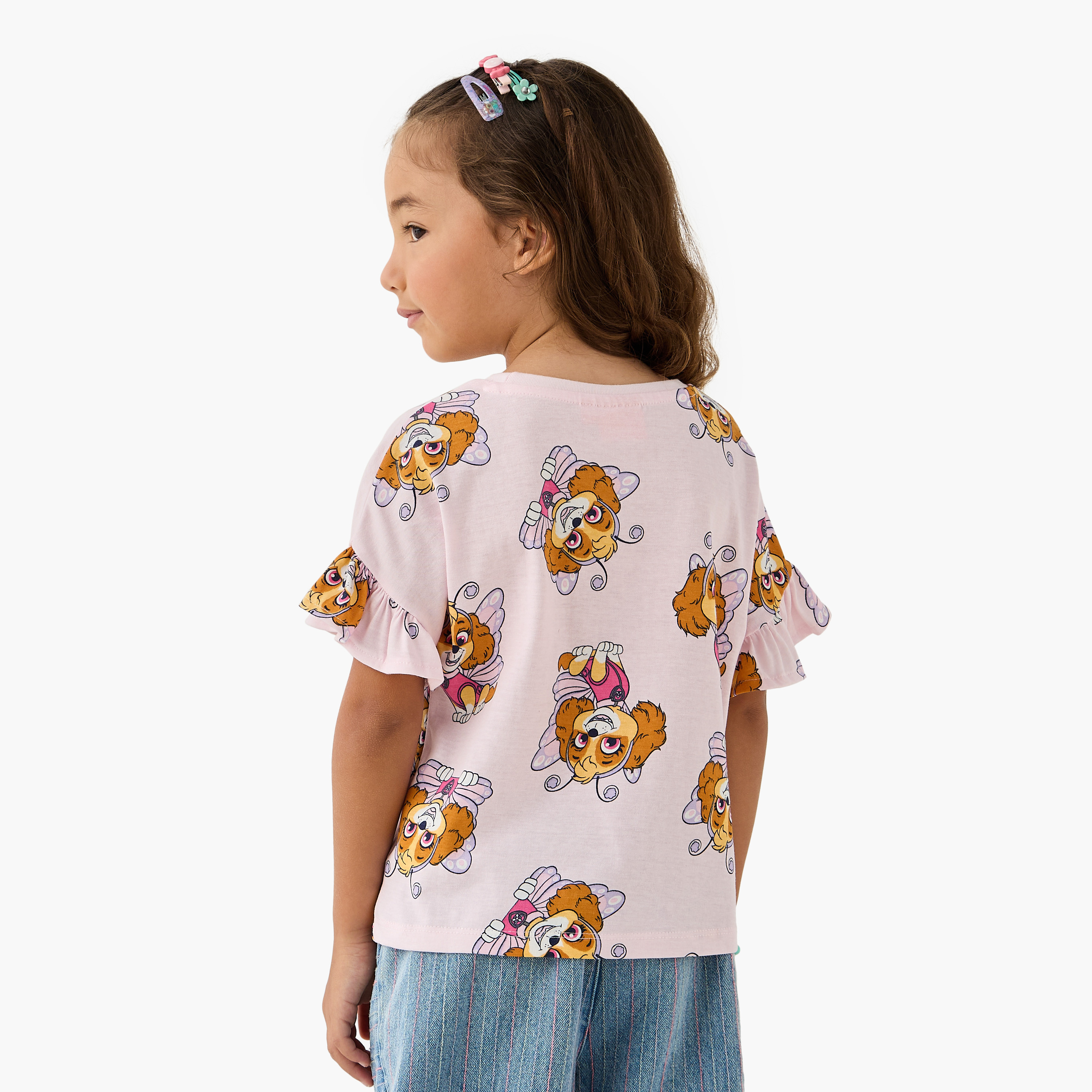 Skye Print Top with Crew Neck and Short Sleeves - Set of 2-baby-girls-clothing-tshirts-image-5