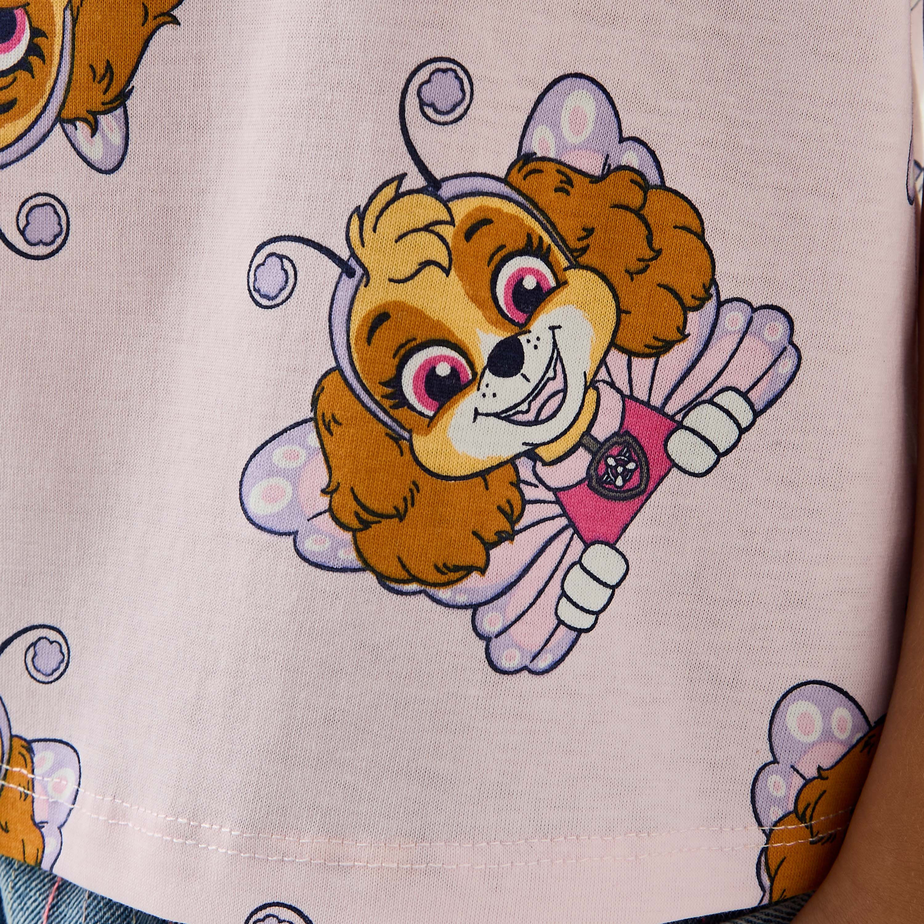 Skye Print Top with Crew Neck and Short Sleeves - Set of 2-baby-girls-clothing-tshirts-image-6