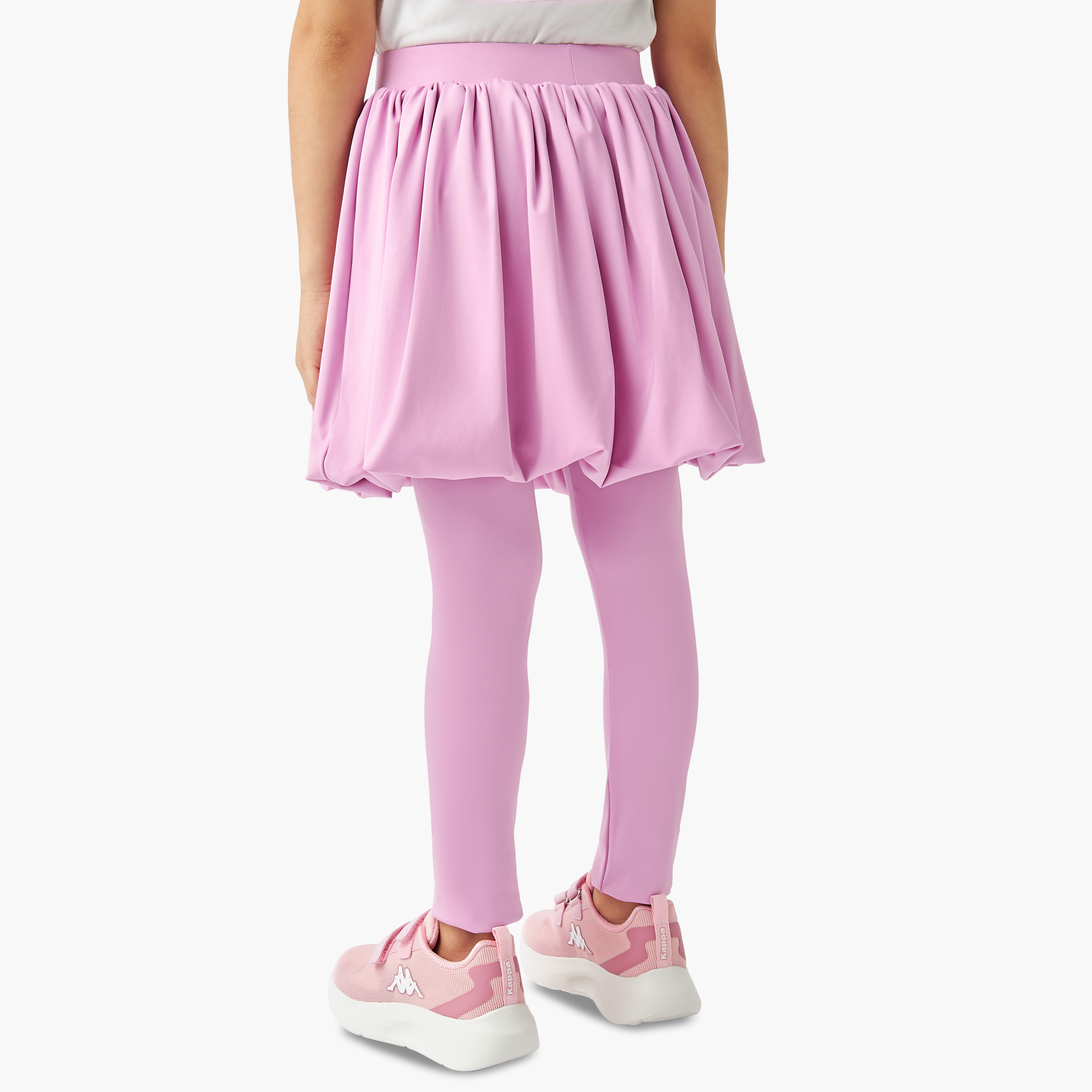 Kappa Solid Leggings and Skirt Set-girls-clothing-bottoms-leggings-image-3