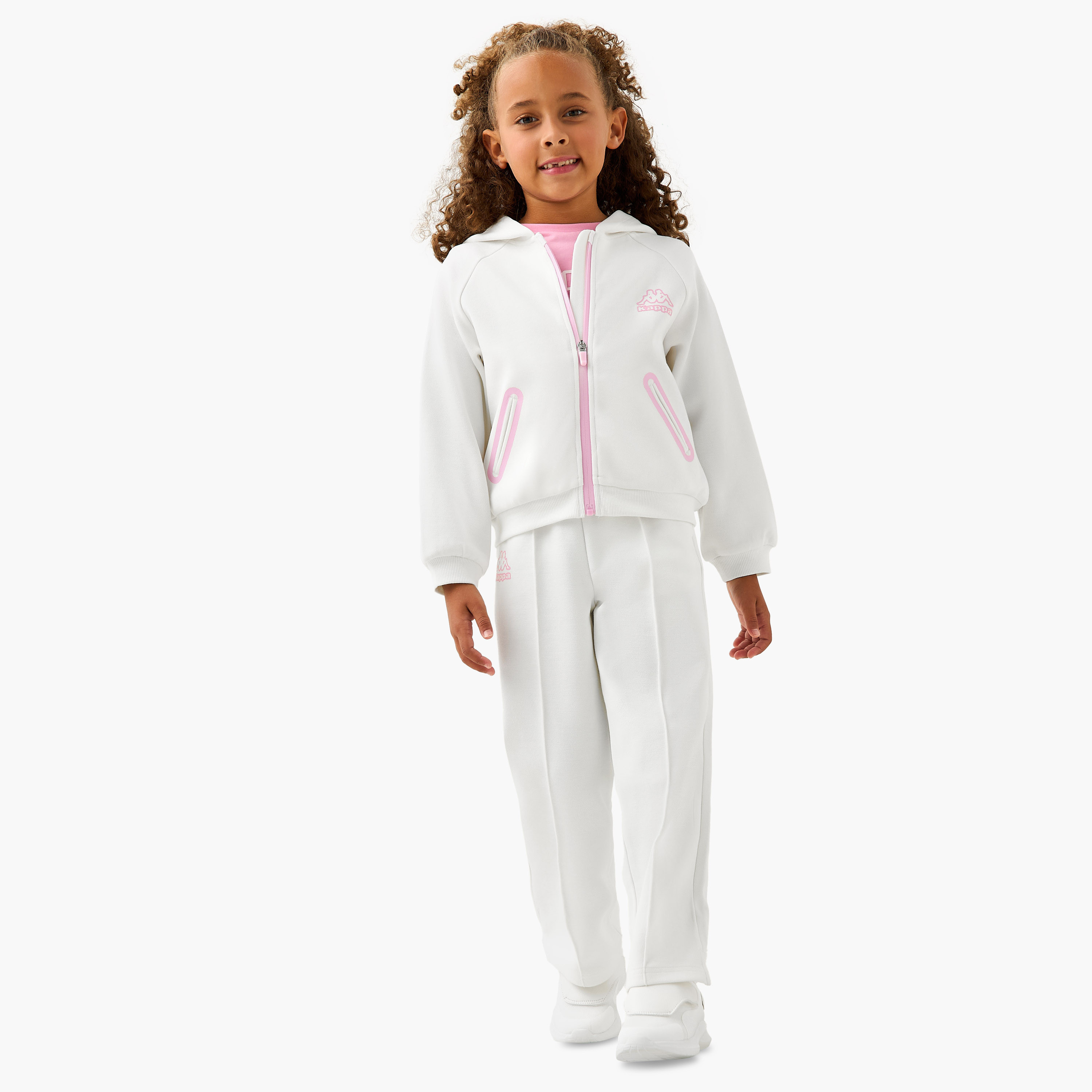 طقم سويت شيرت بقبعة وبنطلون رياضي بطبعات شعار من كابا-girls-clothing-setsandcoords-image-6