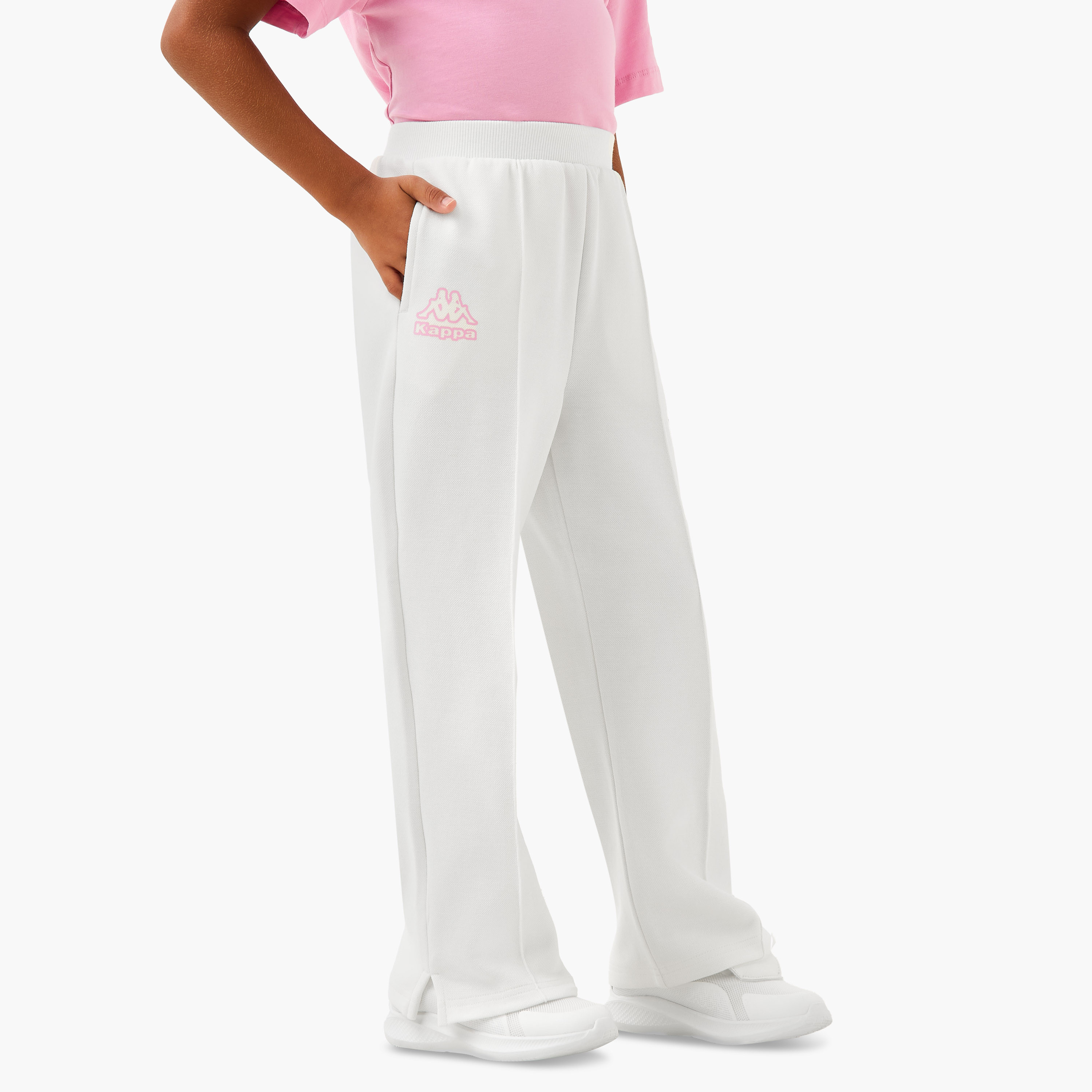 طقم سويت شيرت بقبعة وبنطلون رياضي بطبعات شعار من كابا-girls-clothing-setsandcoords-image-4