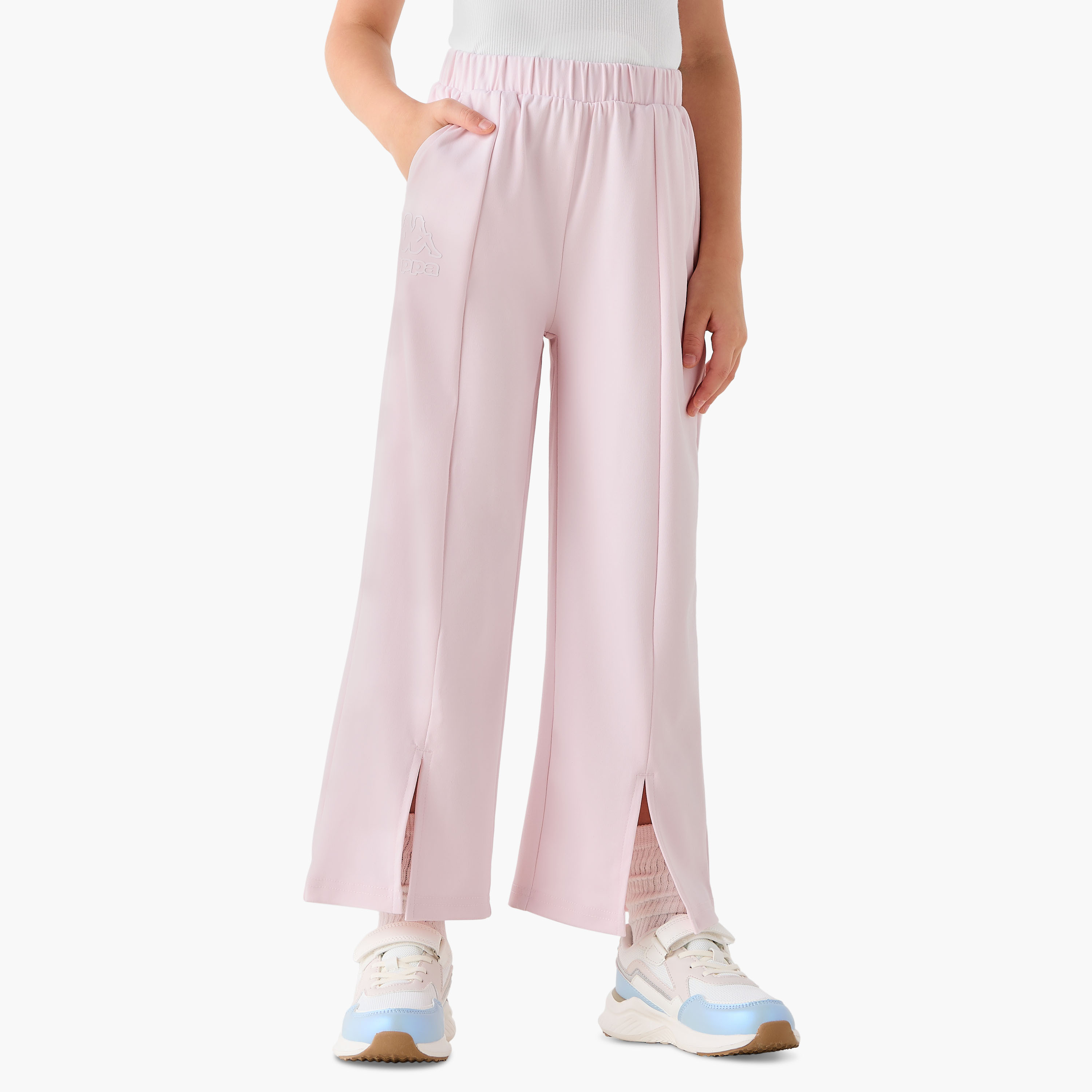 Kappa Girls Sweatshirt and Pants Set with T-shirt - Cotton - Long Sleeves - Hooded Neck-girls-clothing-setsandcoords-image-4