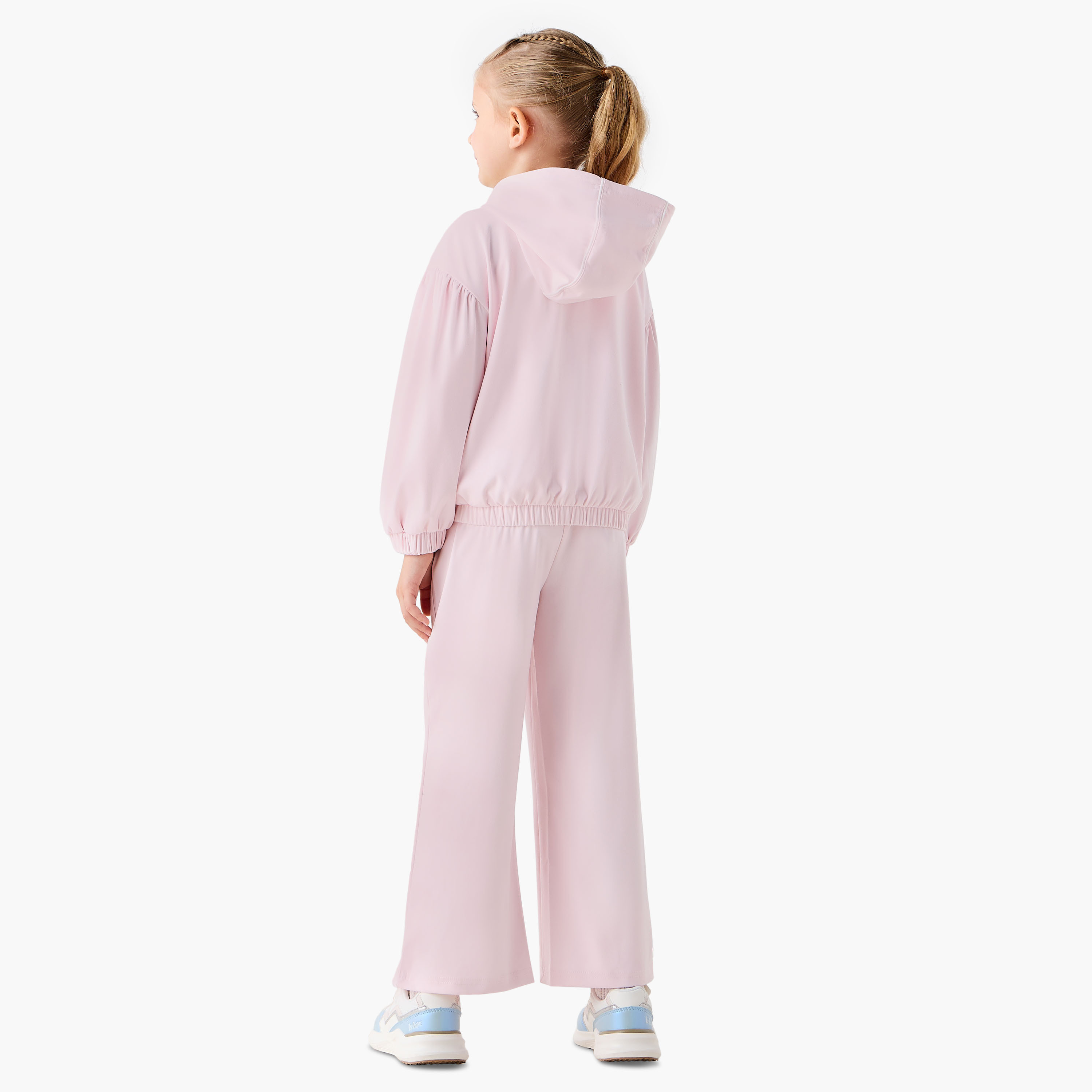 Kappa Girls Sweatshirt and Pants Set with T-shirt - Cotton - Long Sleeves - Hooded Neck-girls-clothing-setsandcoords-image-5