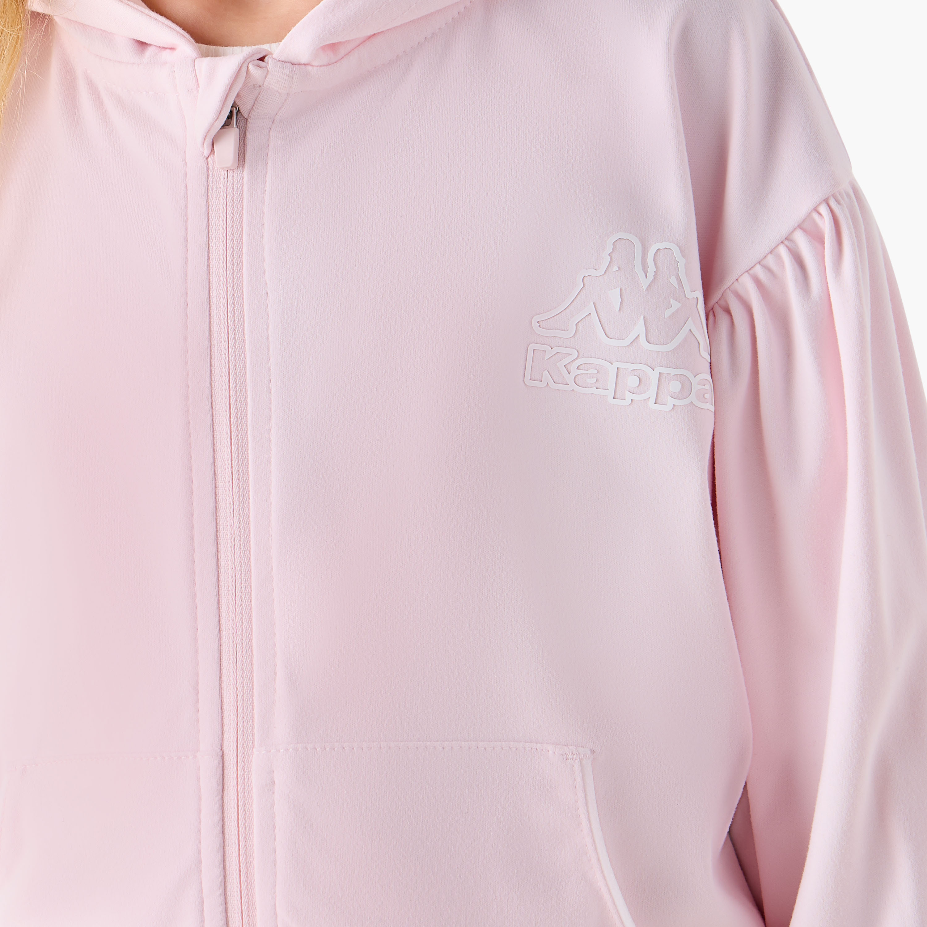 Kappa Girls Sweatshirt and Pants Set with T-shirt - Cotton - Long Sleeves - Hooded Neck-girls-clothing-setsandcoords-image-7