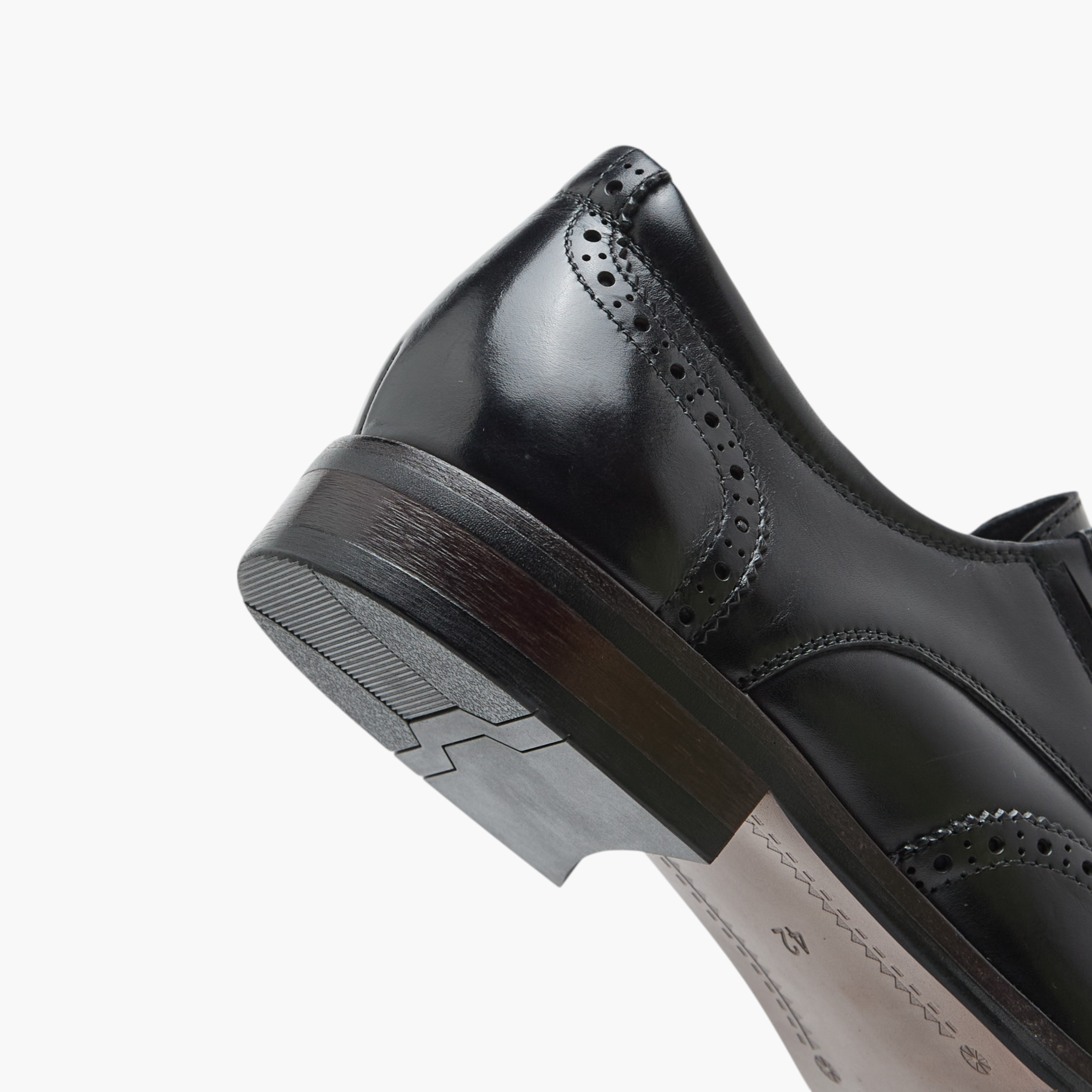 Duchini Men's Leather Textured Derby Shoes with Lace-Up Closure-men-shoes-formalshoes-image-5