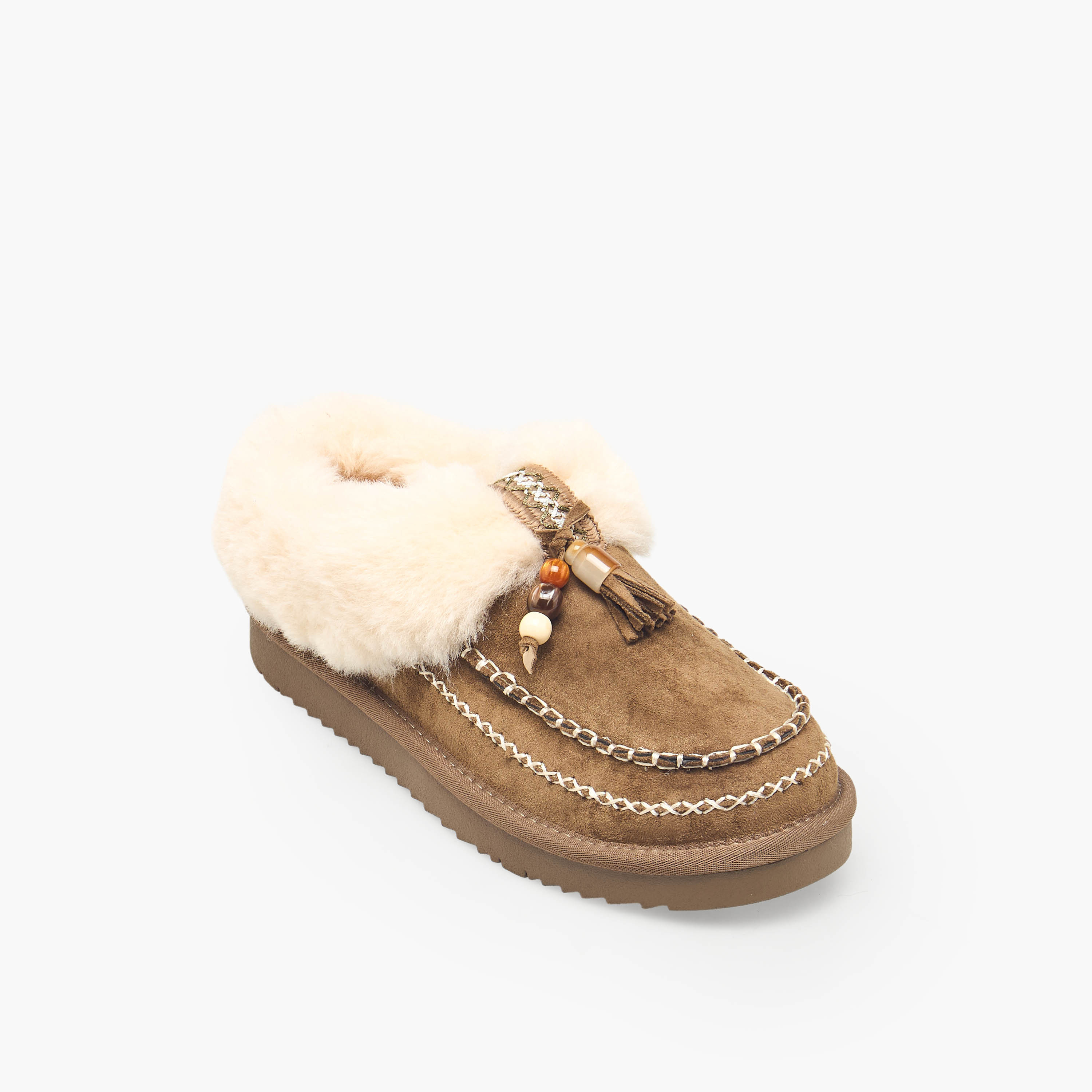 Missy Women Faux Fur Suede Ankle Boots-women-shoes-boots-image-2
