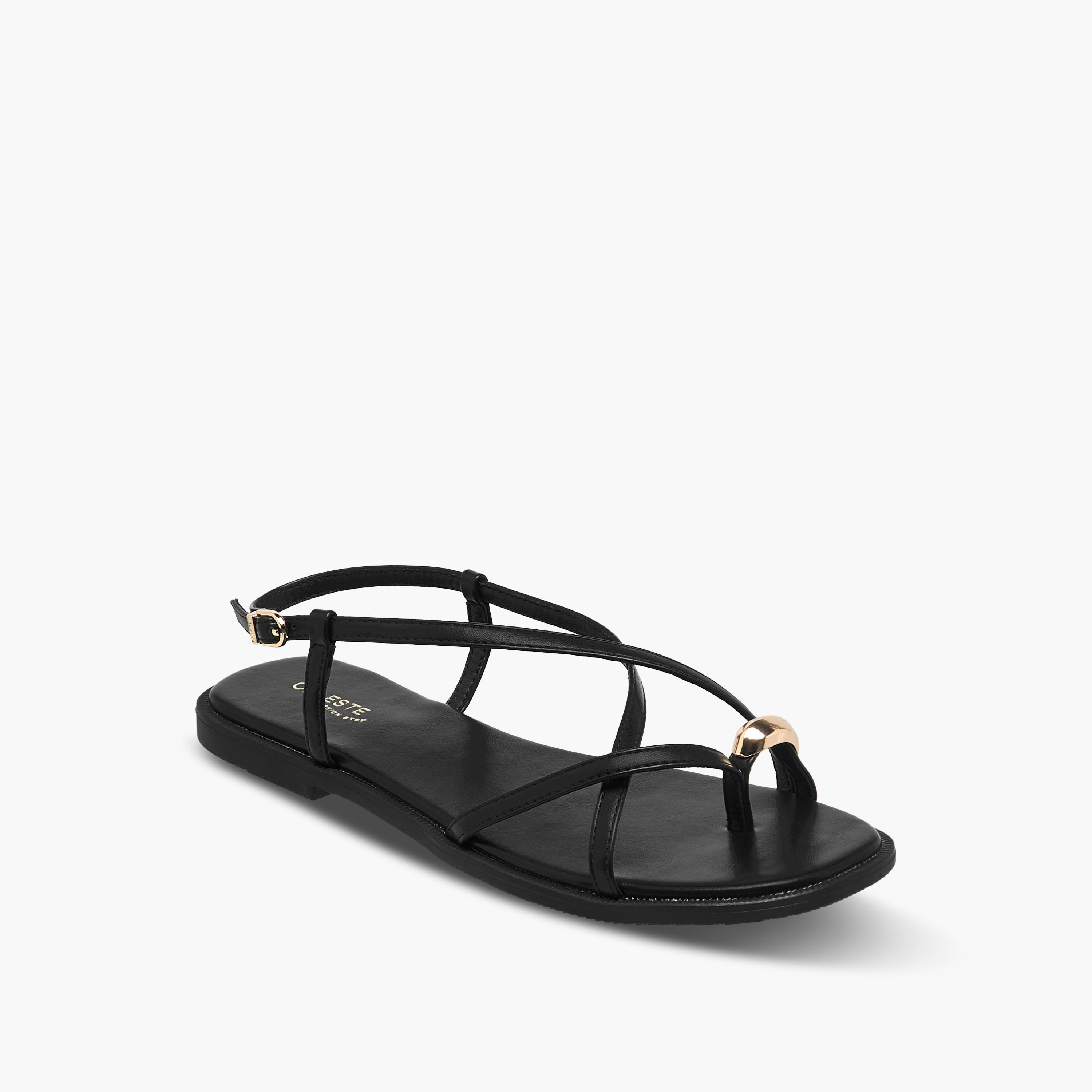 صندل مسطح بأحزمة متقاطعة للنساء من سيليست-women-shoes-flats-sandals-image-2