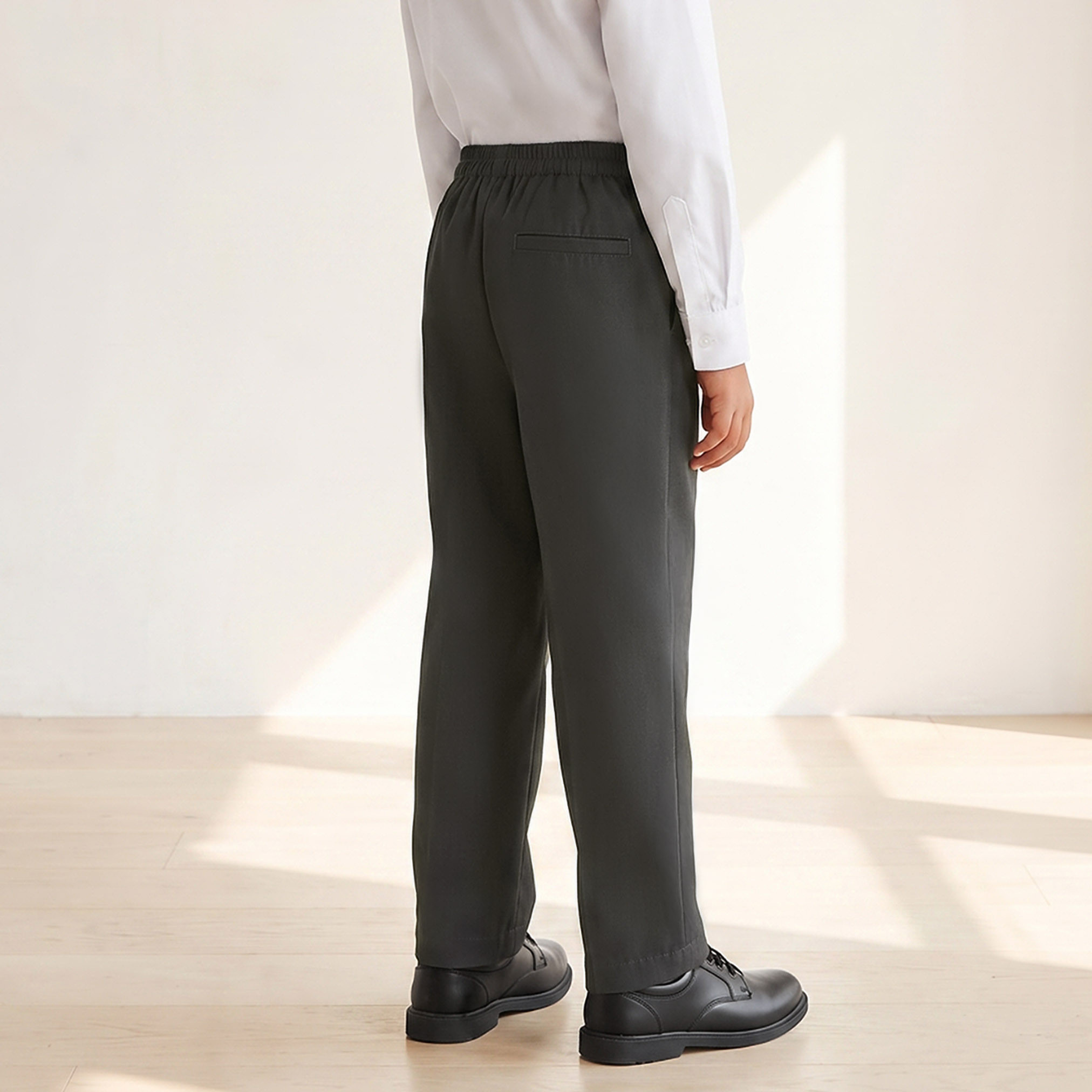 Juniors Grey School Pants with Pockets - Boys-boys-clothing-bottoms-trousers-image-3